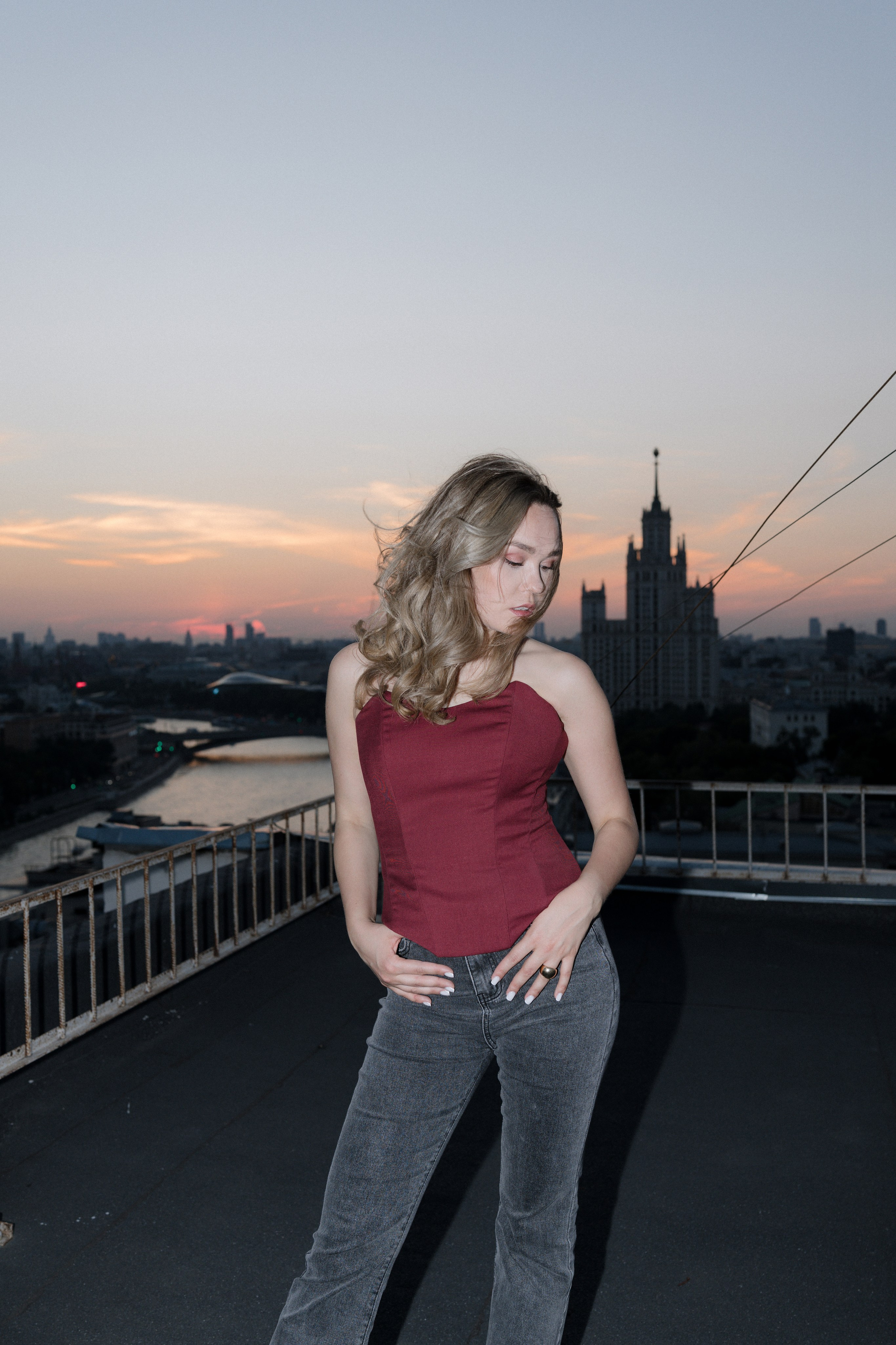 Женя Фотосессия на крыше. Фотограф в Москве Юлия Былинина