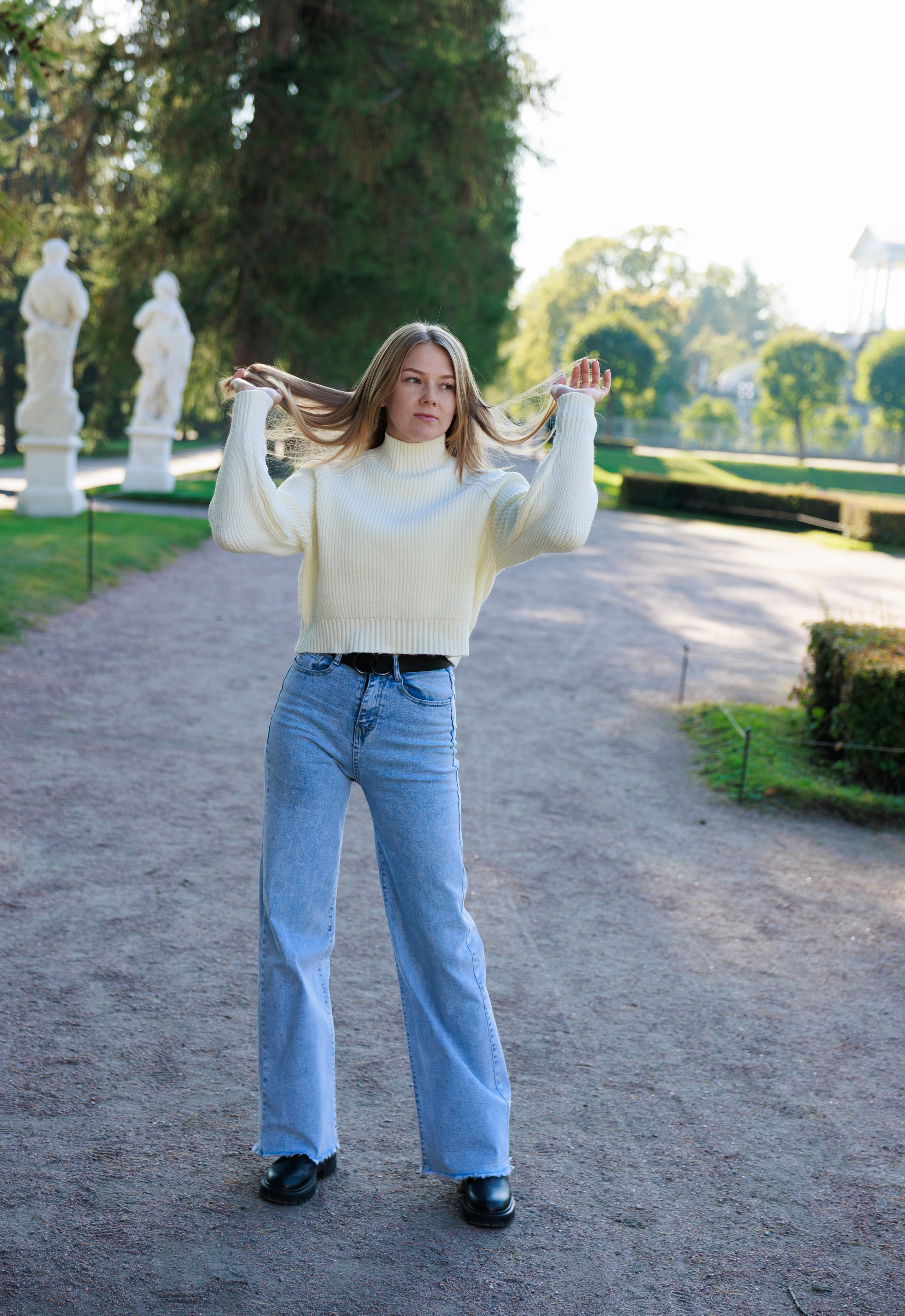 Солнечная осень в Пушкине. Портретный, семейный фотограф в Санкт-Петербурге и Ленинградской области Виктория Соловьёва