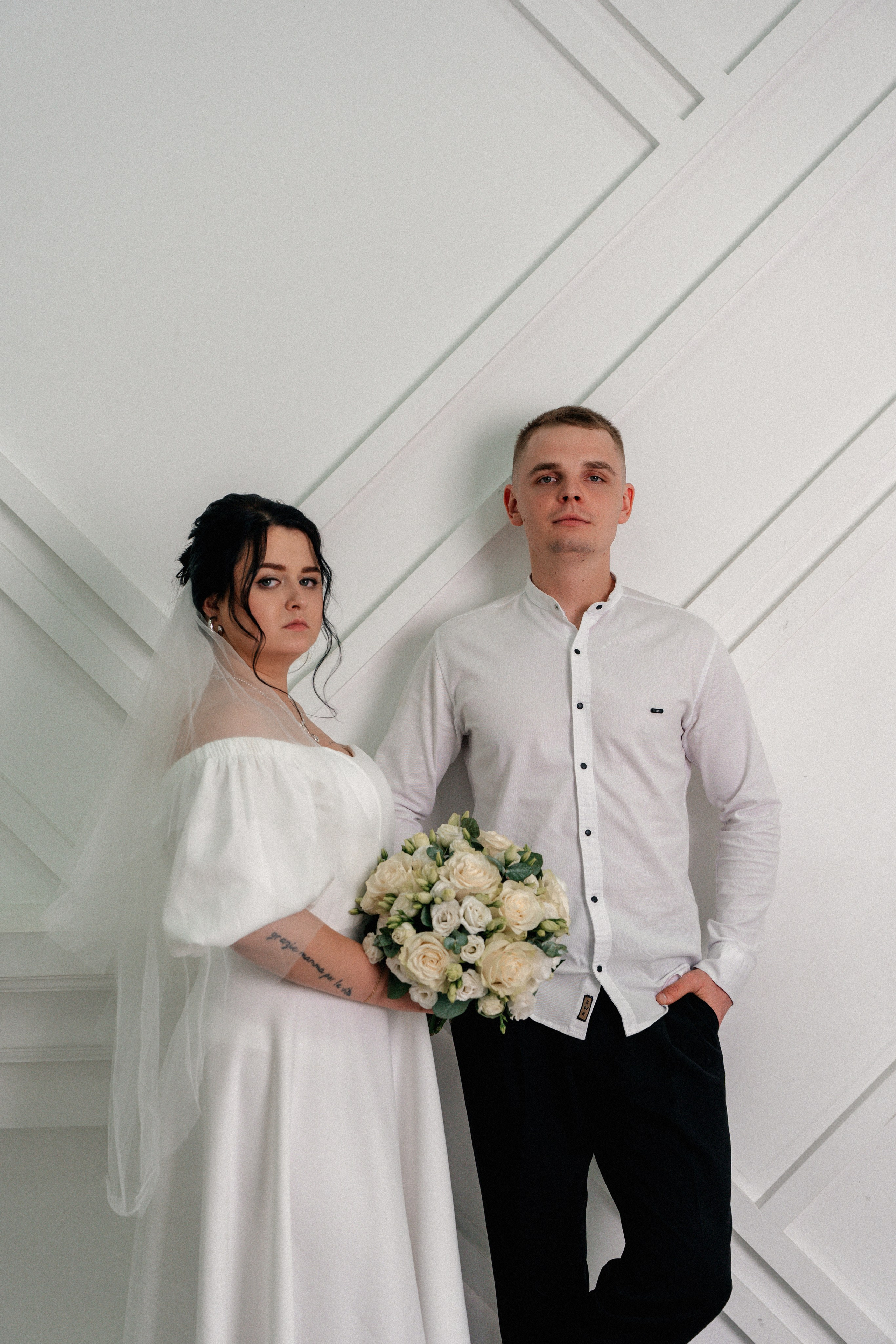 Студийная свадебная история любви. Ваш семейный фотограф в Минске — Вика Трегубова