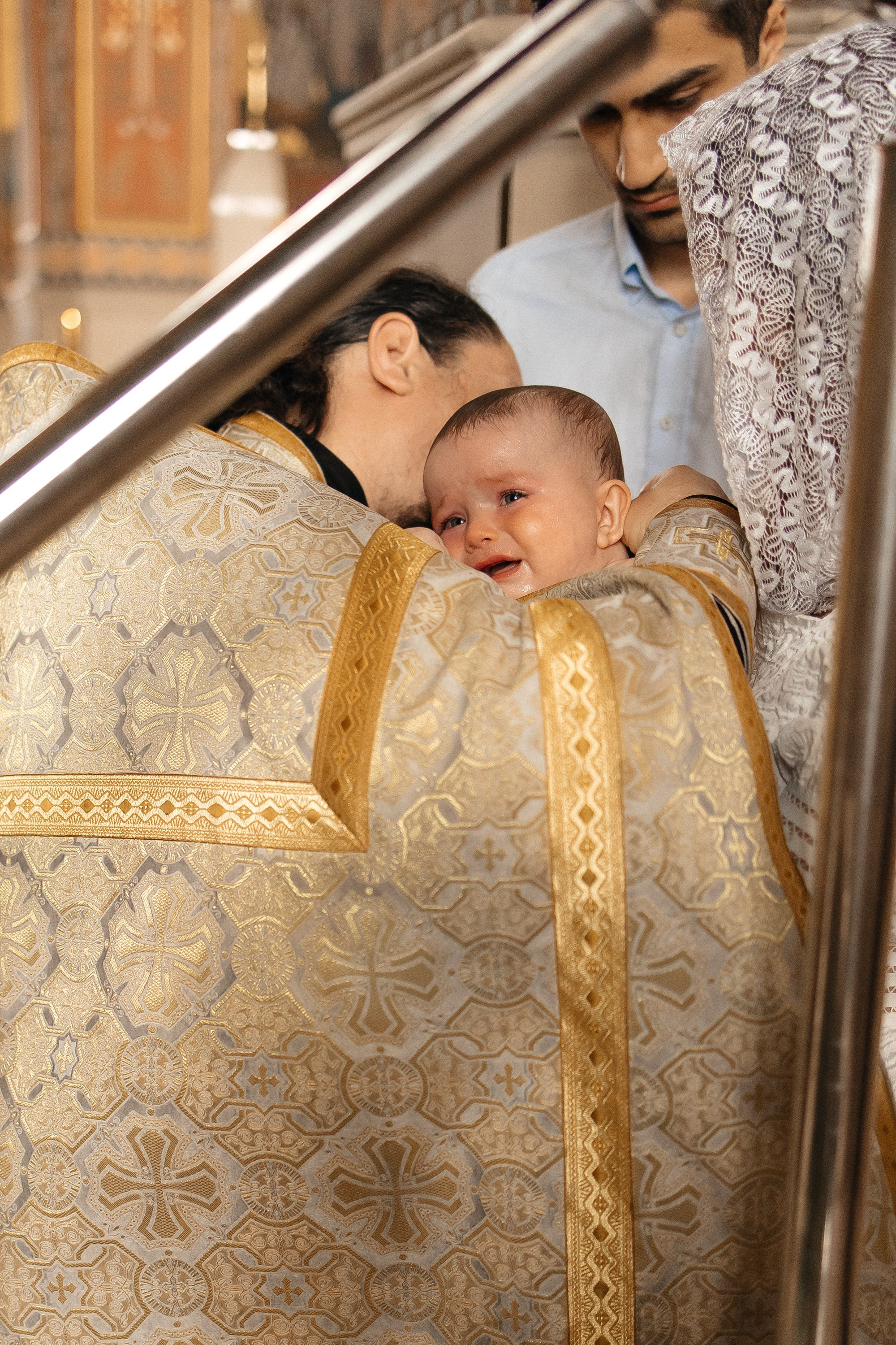 Таинство Крещения Михаила. Семейный фотограф в Краснодаре Храмова Анна