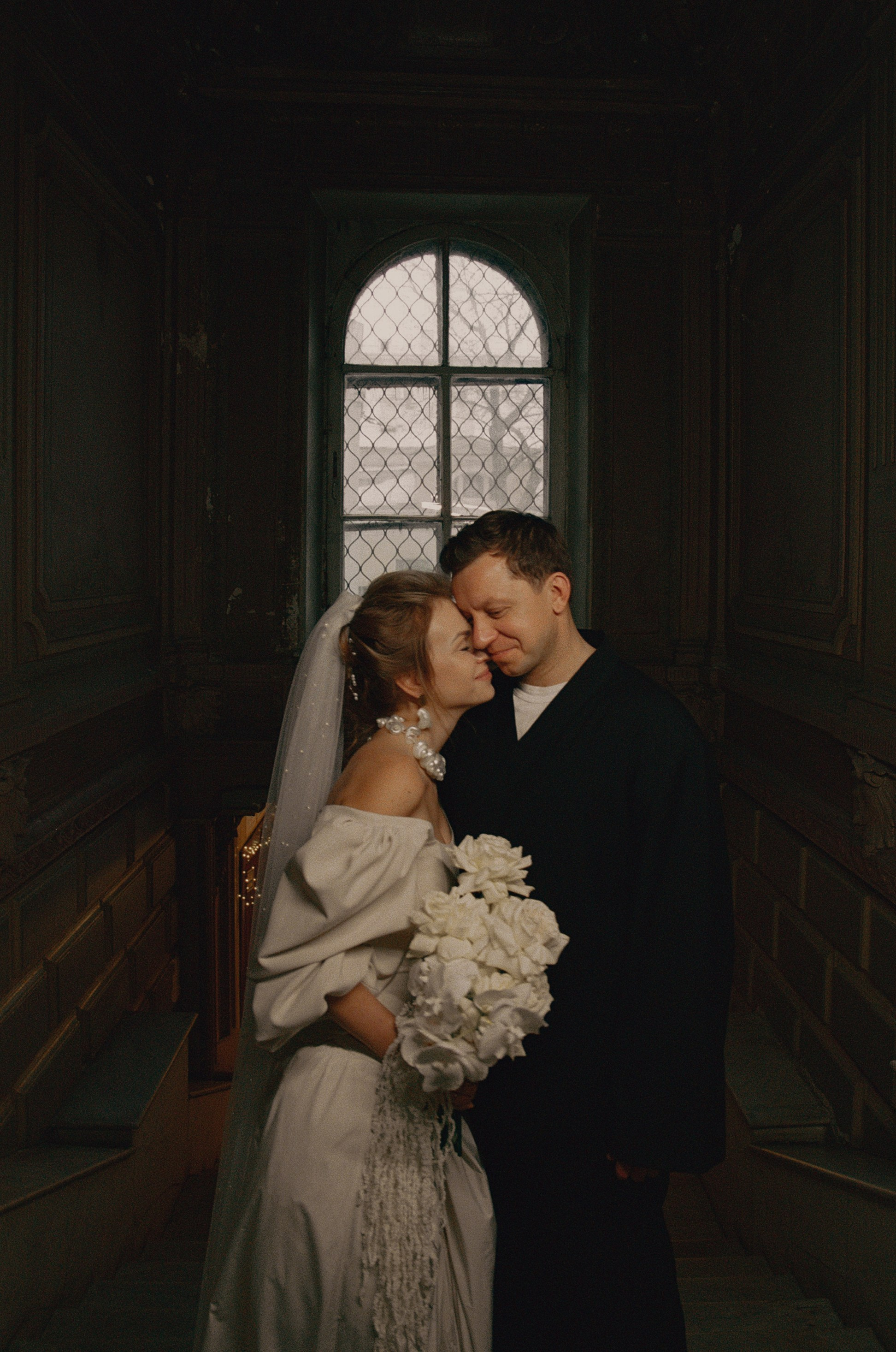 Алексей и Полина (пленка). Портретный фотограф в городе Москва — Деляна Мур