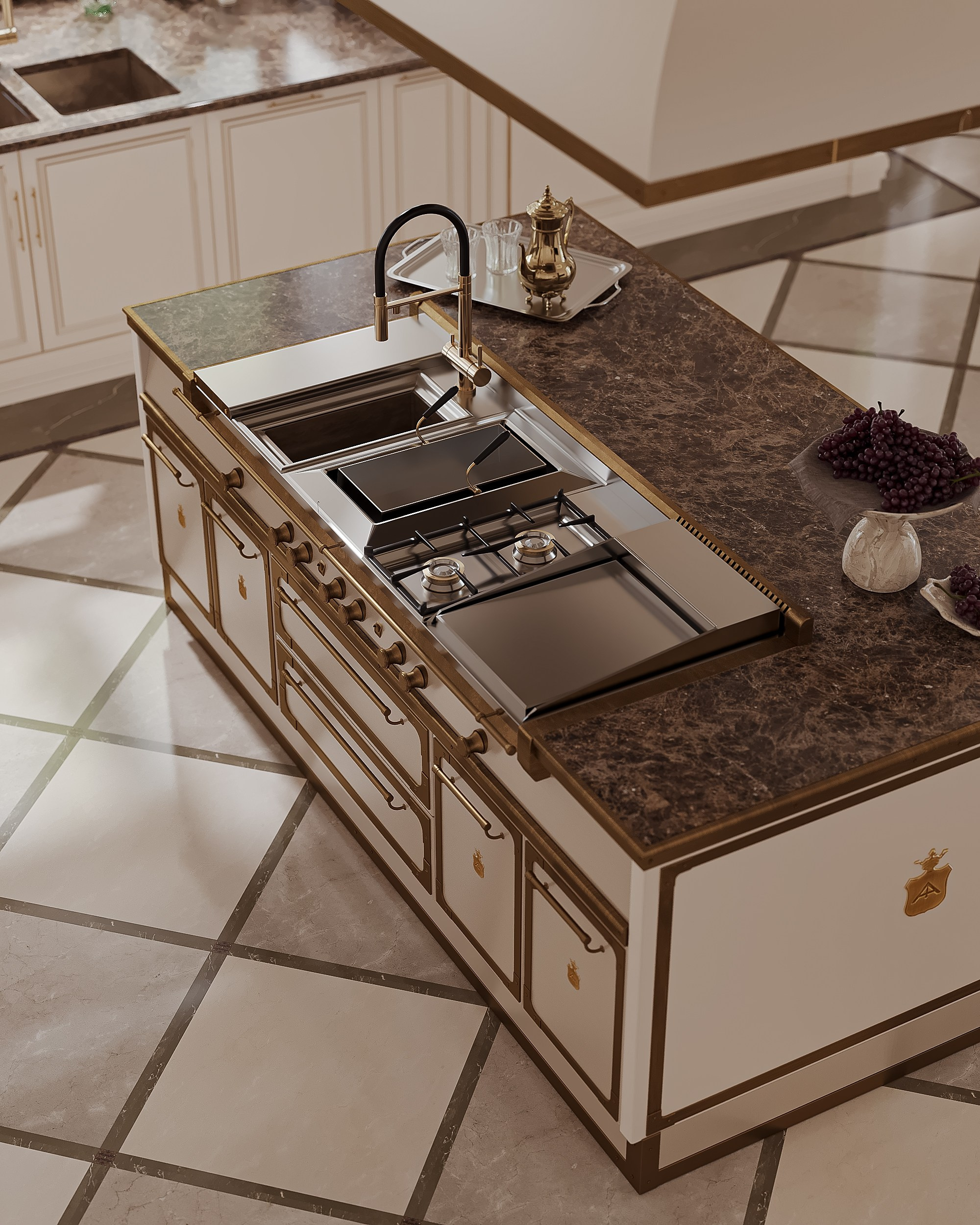 Классика 370 м². 3Д-Визуализация Наталья Макогонова