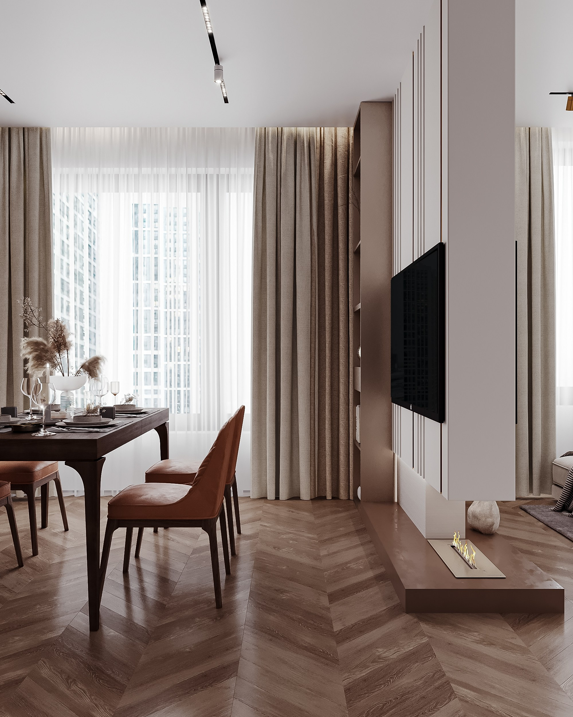 ЖК Хендлайнер 103 м². 3Д-Визуализация Наталья Макогонова