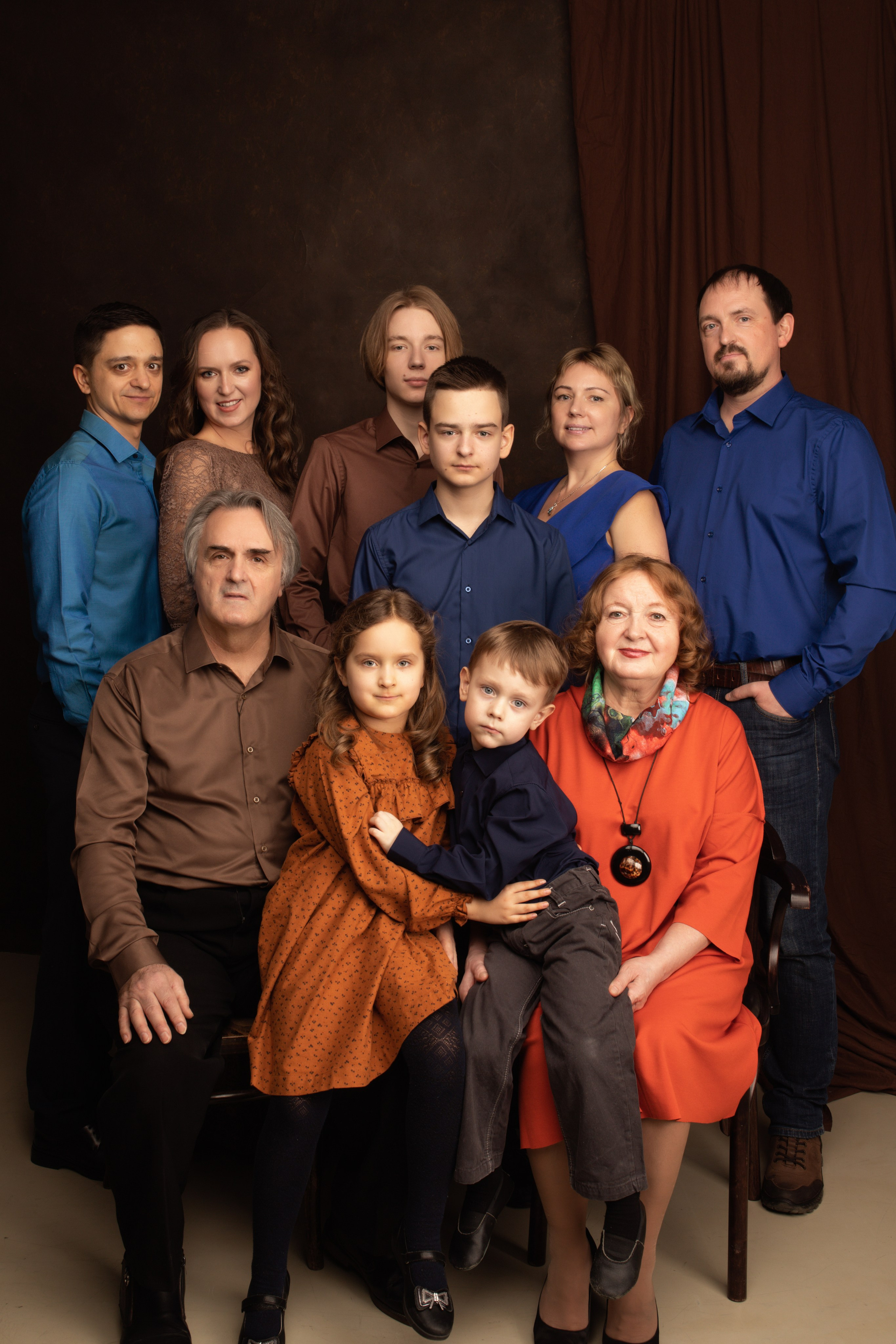 Большая семья. Фотограф Санкт-Петербург Елена Мухина