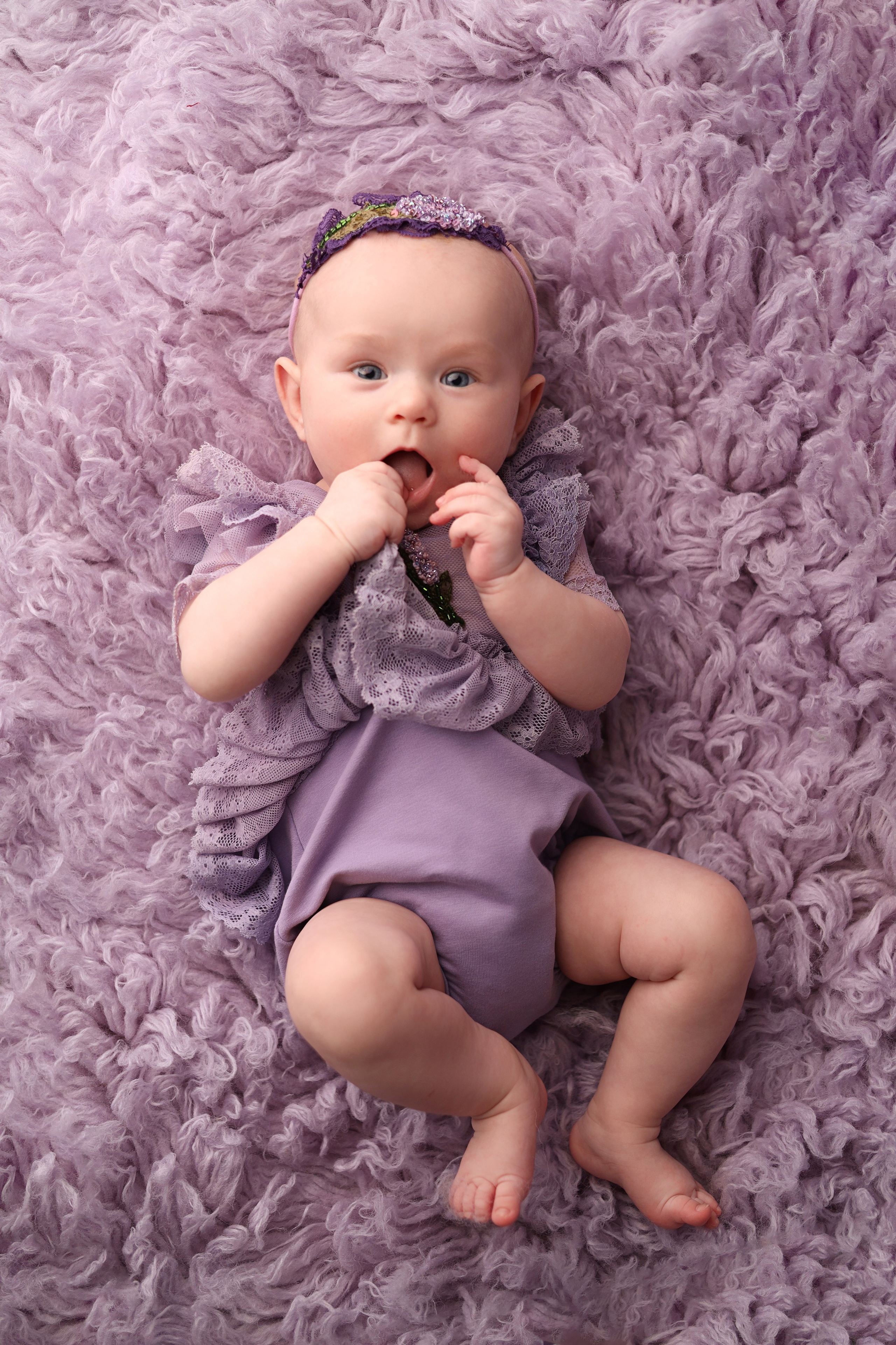 Арине 4 месяца. Фотограф новорожденных Москва. Ньюборн фотограф Москва