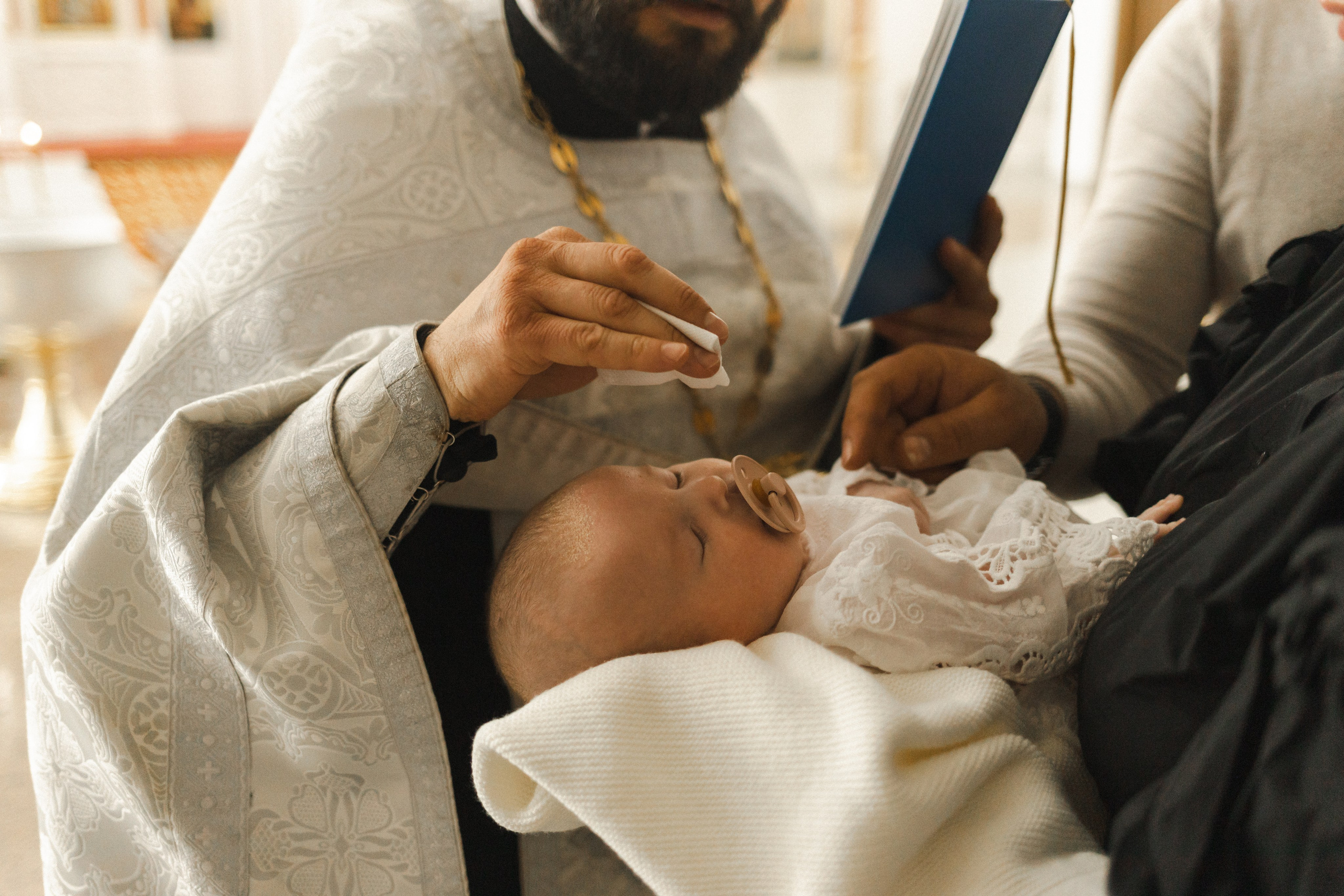 Крещение Стефании. Семейный фотограф в Москве