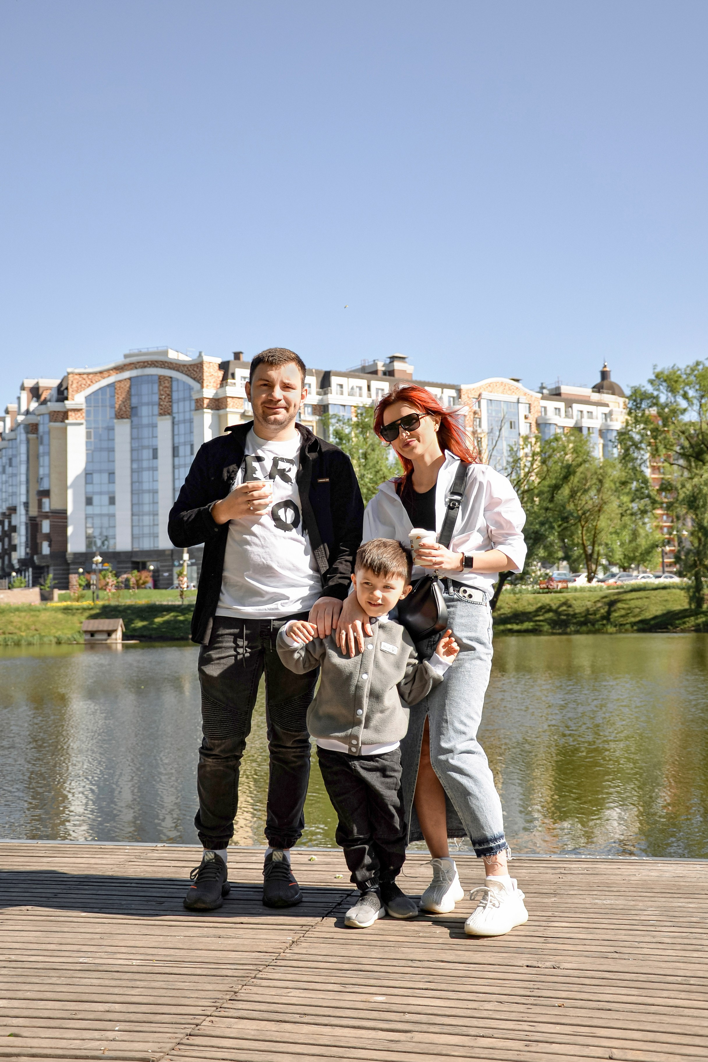 Семья Алены в парке. Семейный и свадебный фотограф Галина Абакумова, фотосессии в Белгороде