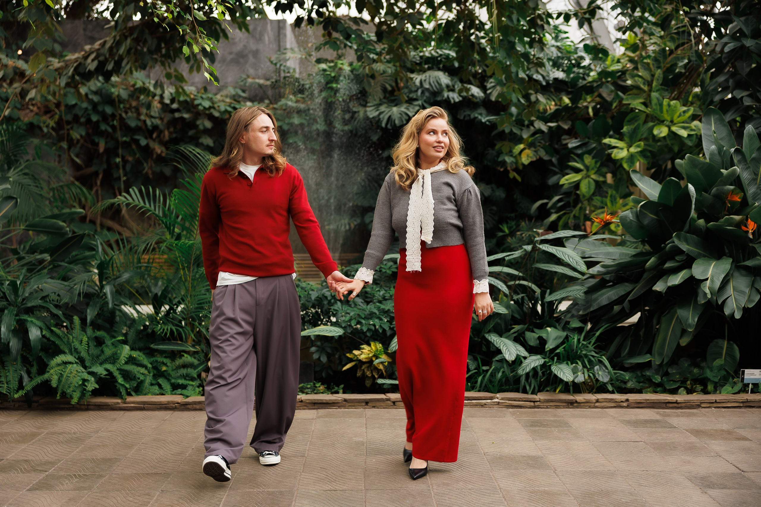 Предложение в оранжерее. Свадебный и семейный фотограф в Москве Красинская Мария