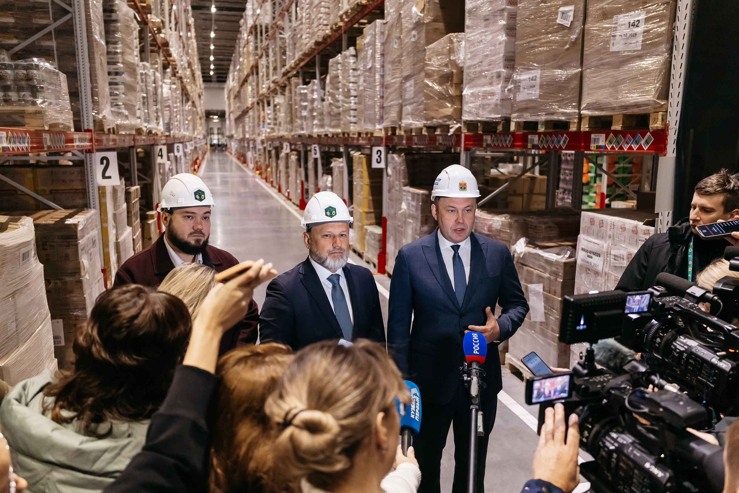 Открытие распределительного центра «Пятёрочки» и «Чижик» в городе Кемерово. Фотограф Кемерово | Сергей