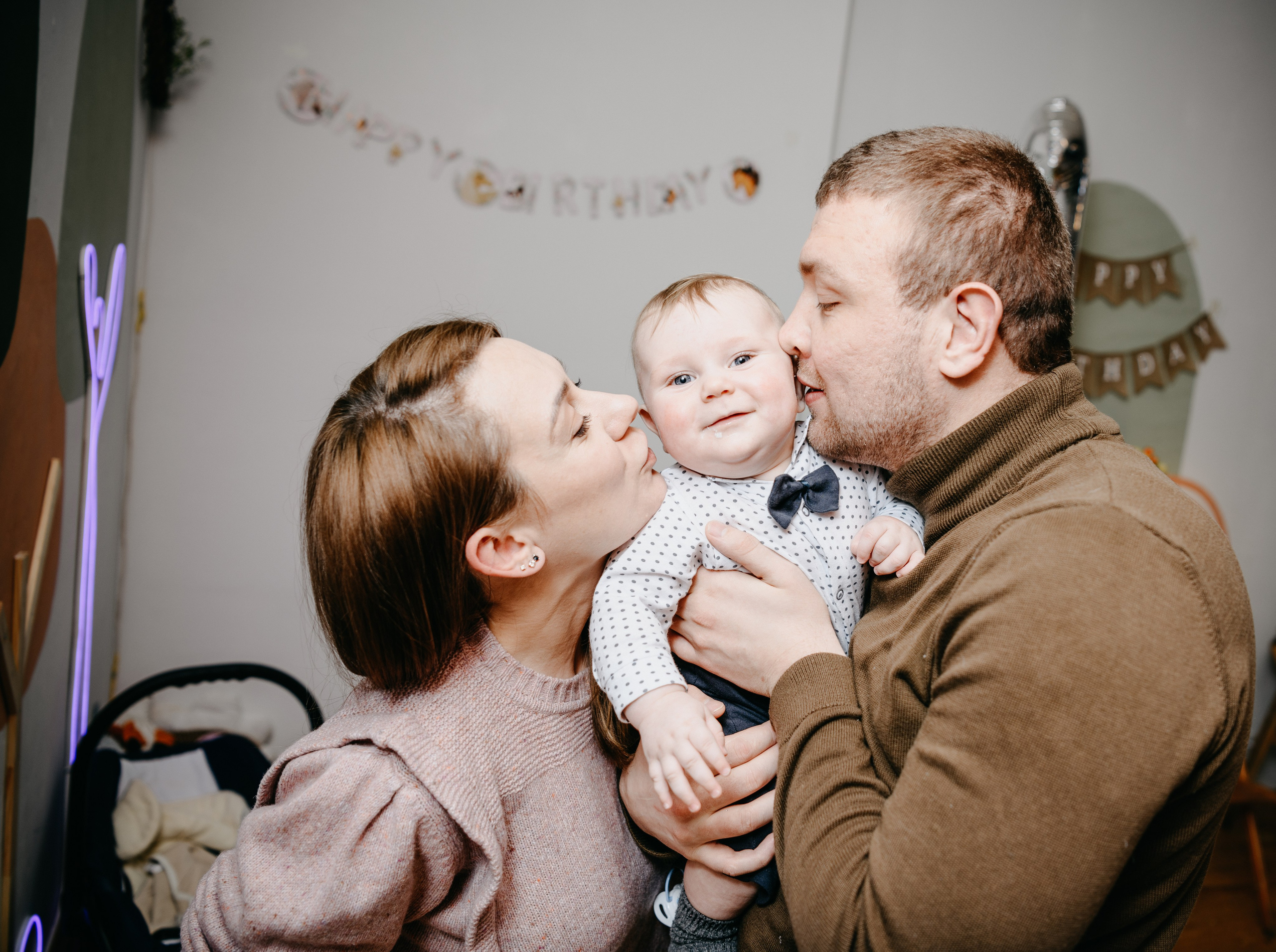 День рождения Авроры. Фотограф на выписку из роддома в Москве и МО