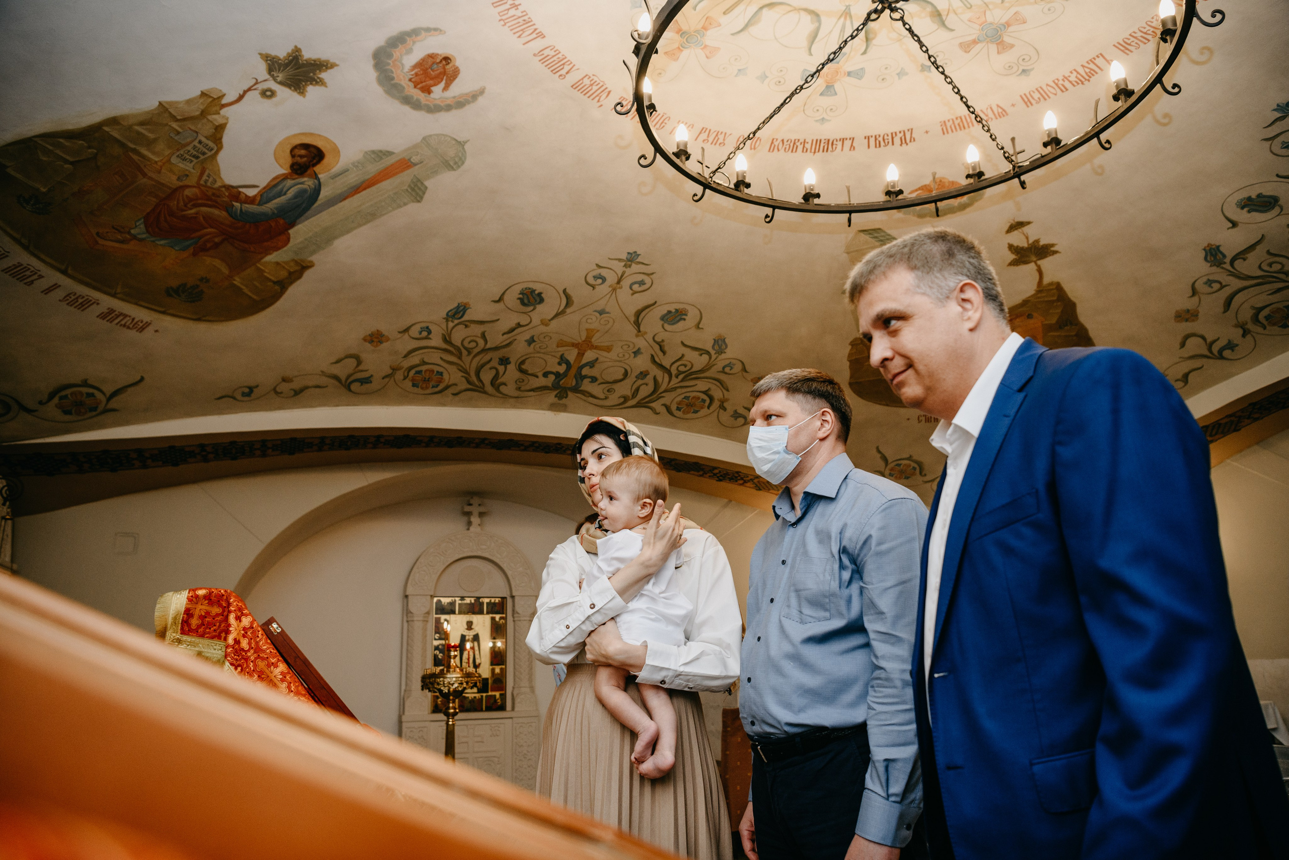 Крещение Александра. Фотограф на выписку из роддома в Москве и МО