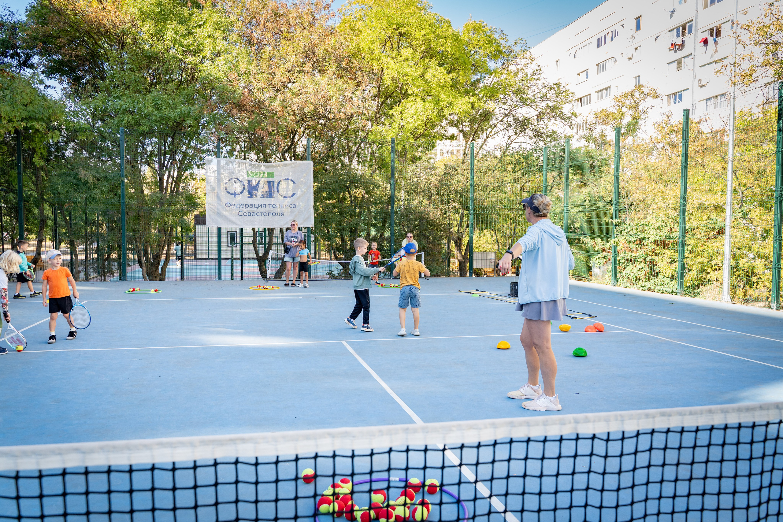 Федерация тенниса Севастополь. Малыши. Анастасия Дунаева. Фотограф в Севастополе