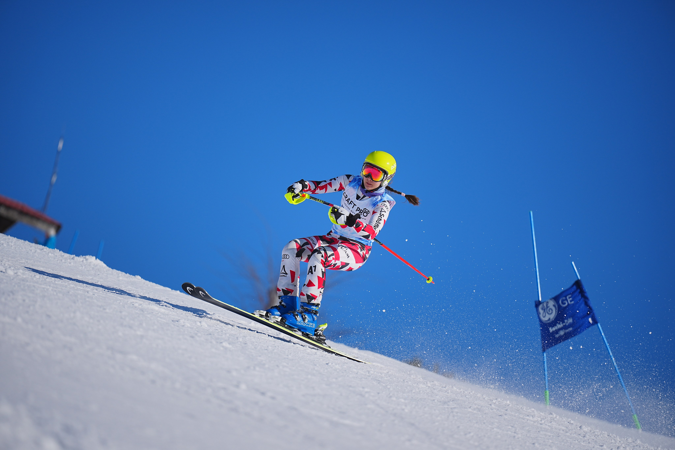 Шуколово. Открытое Первенство МФТИ по горным лыжам. GS, Telemark, 2024. Фотограф Студитский Евгений