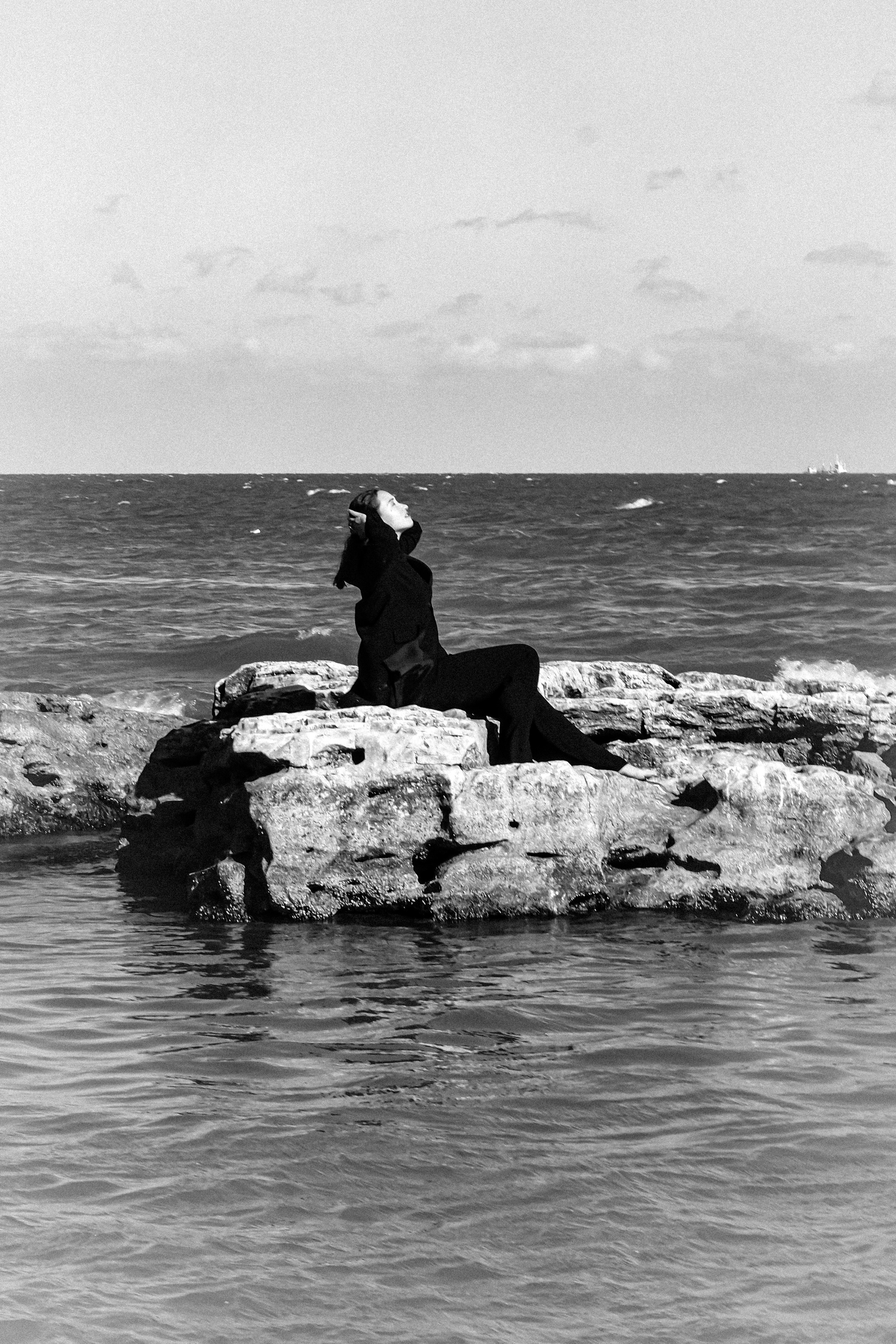 Съемка Джама в море. Контент-фотограф в Махачкале. Марина