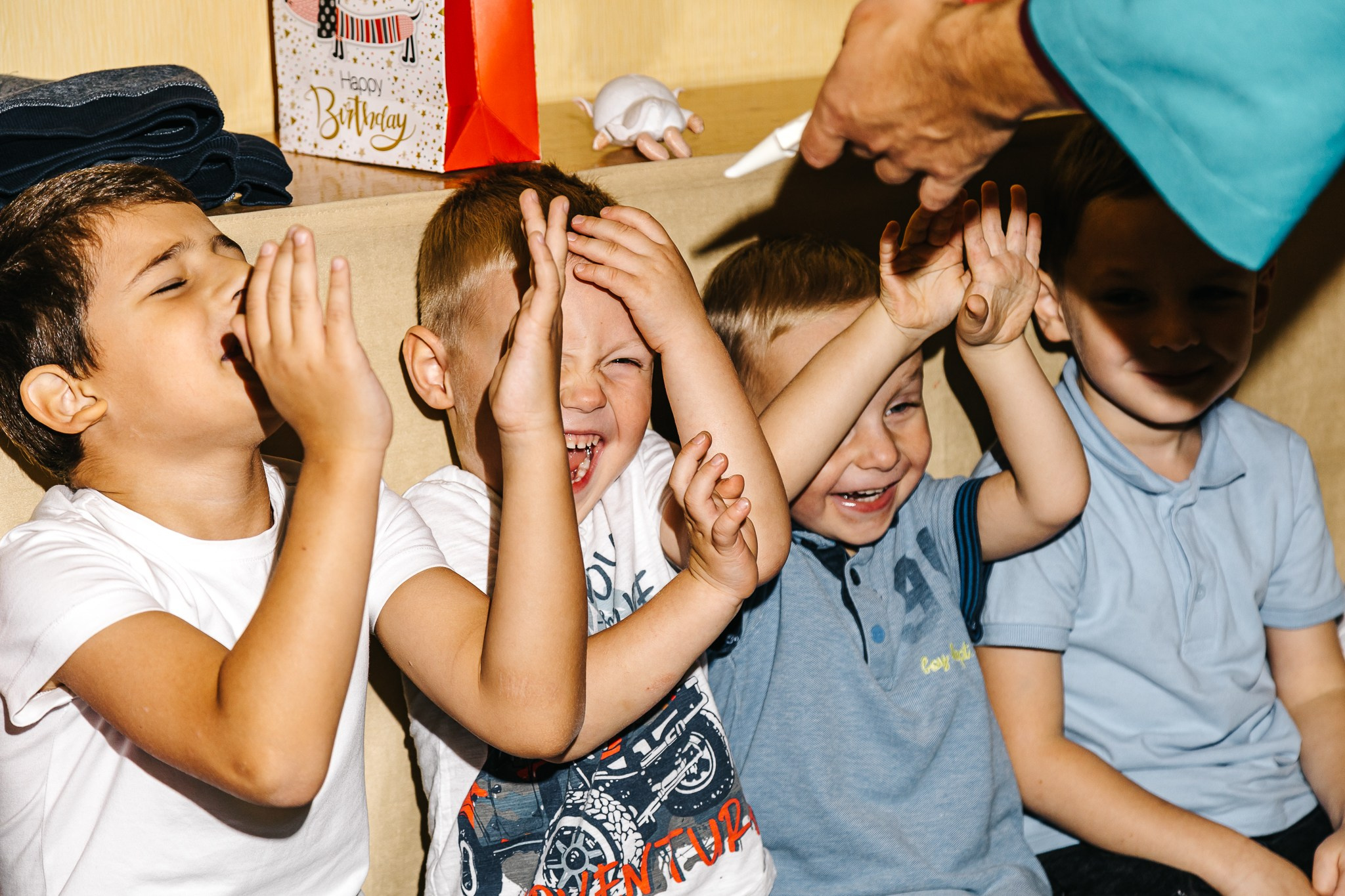 Маленький весельчак. Репортажный и семейный фотограф в Москве