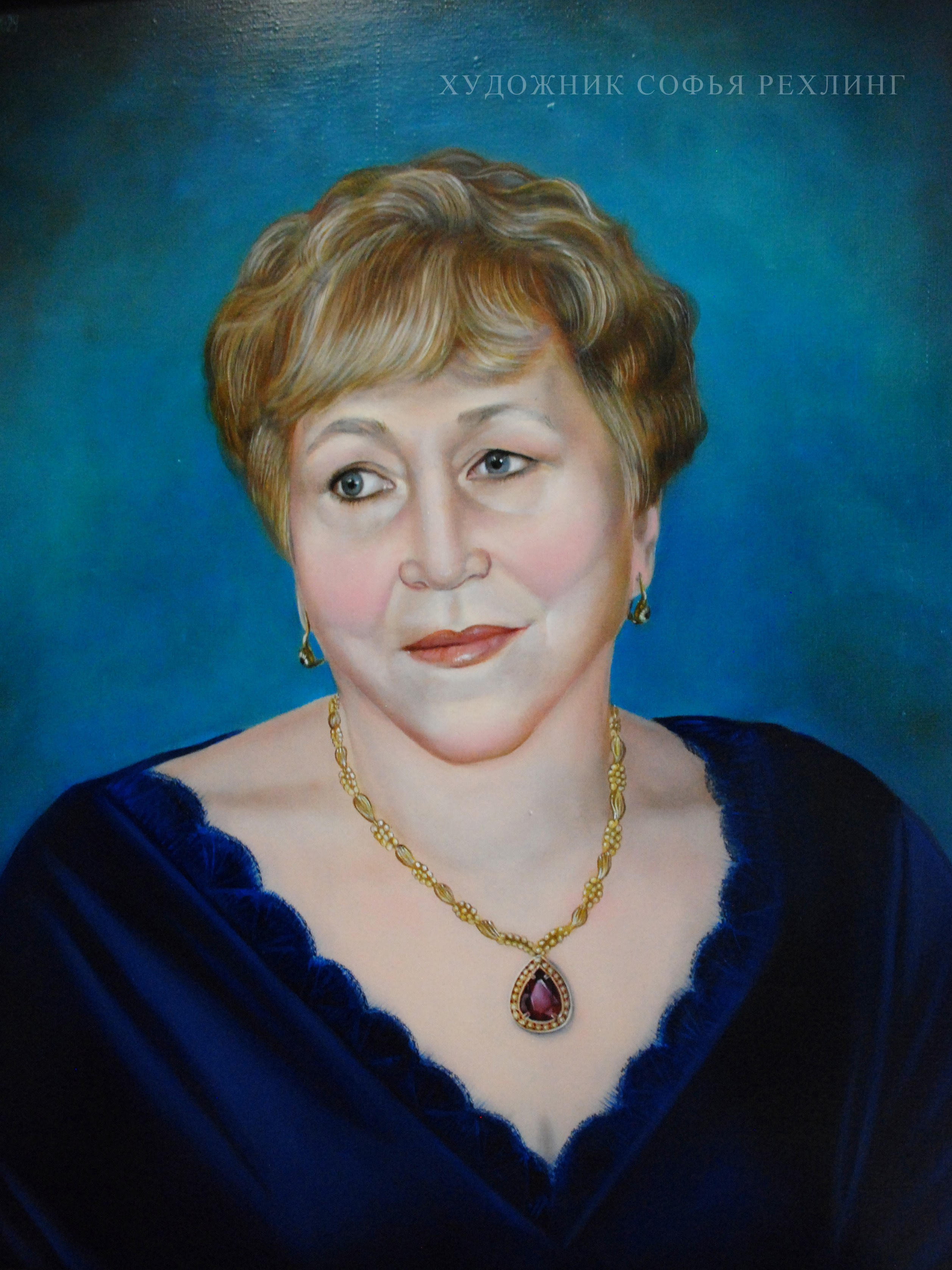 Женский портрет маслом