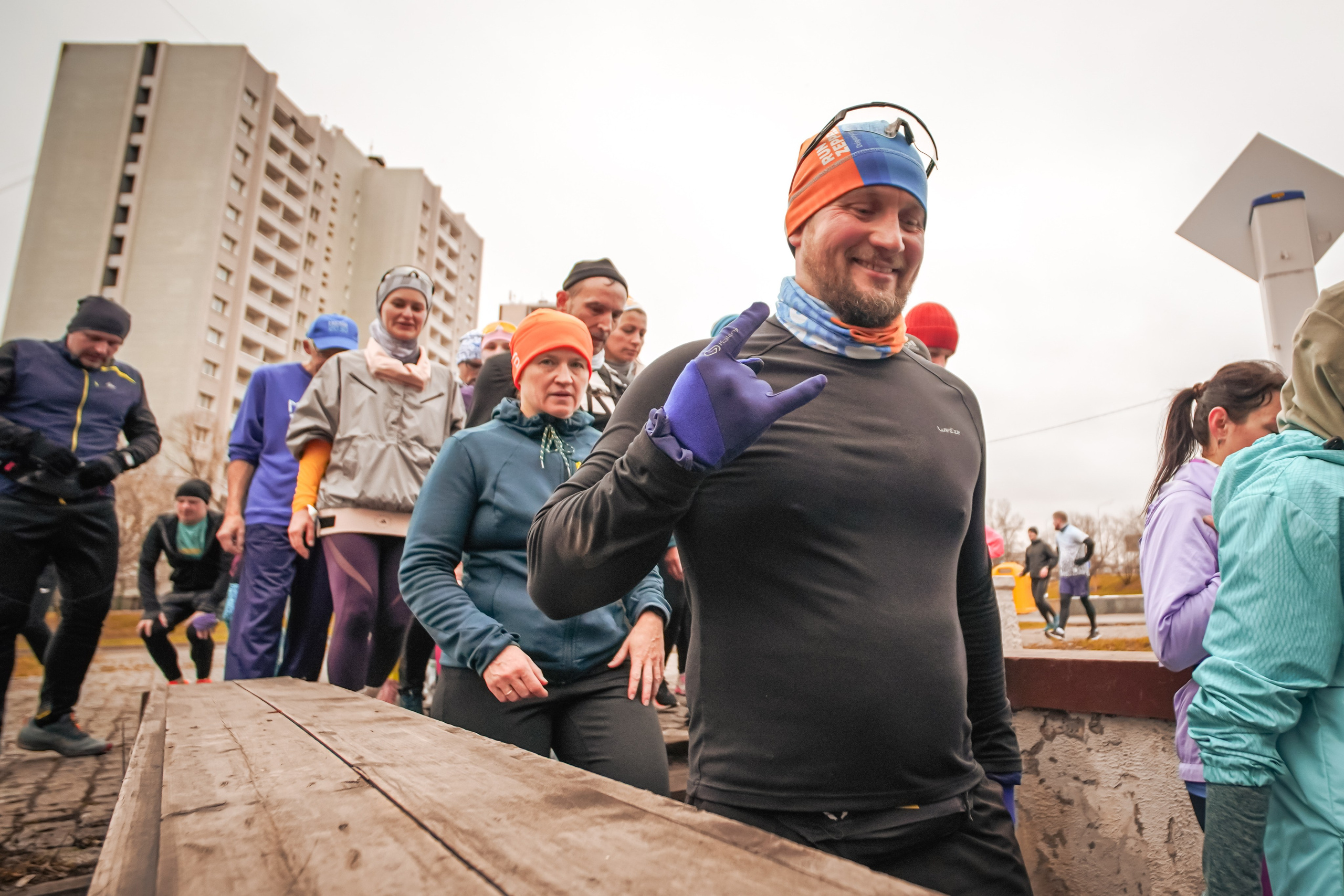 #марафонудома #яuzarun 2024 2-я петля, группа 6:30. Роман Капилюшов. Бег. Фото. Видео. г. Люберцы