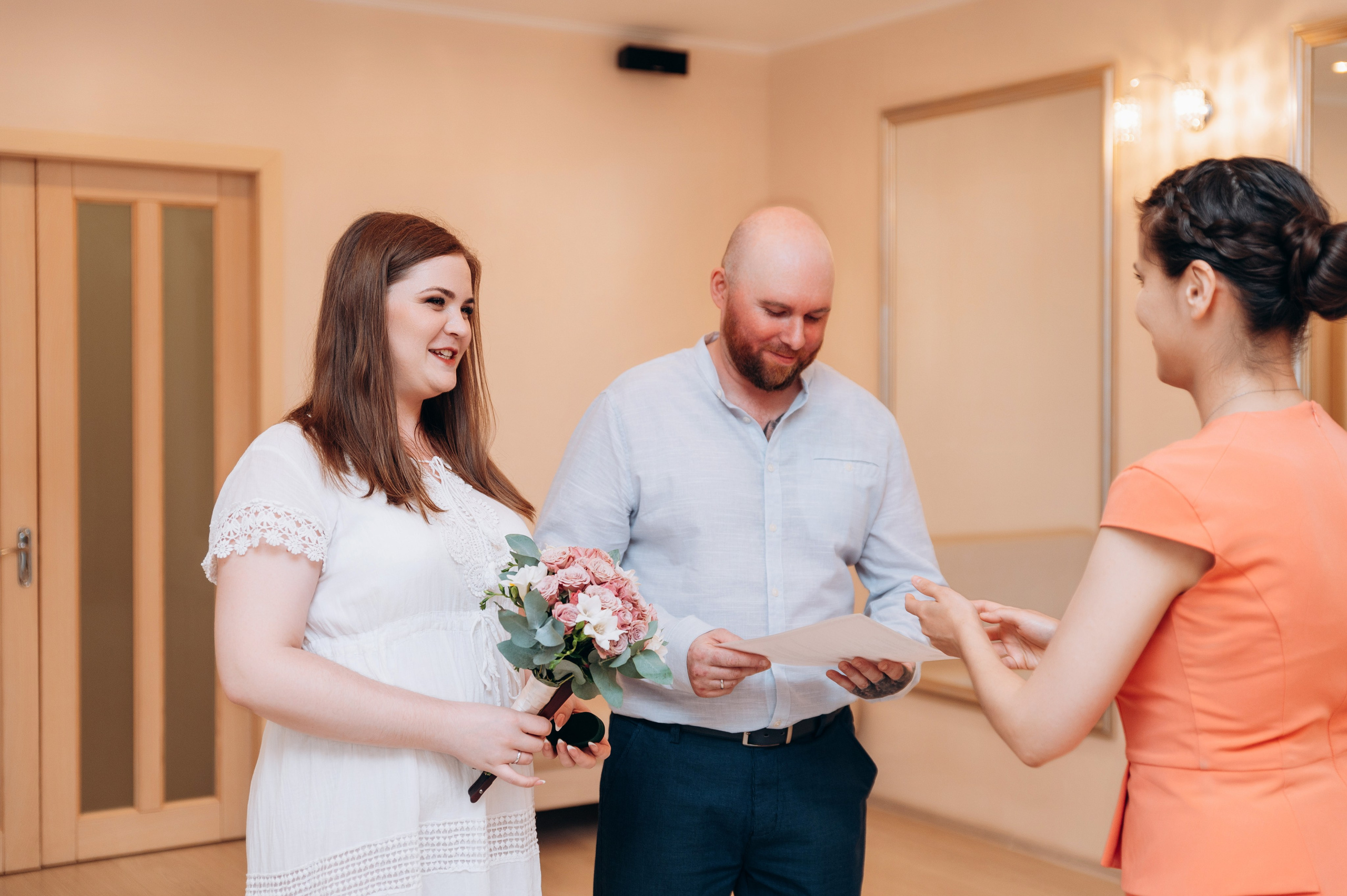 Регистрация в загсе. Фотограф в Новосибирске