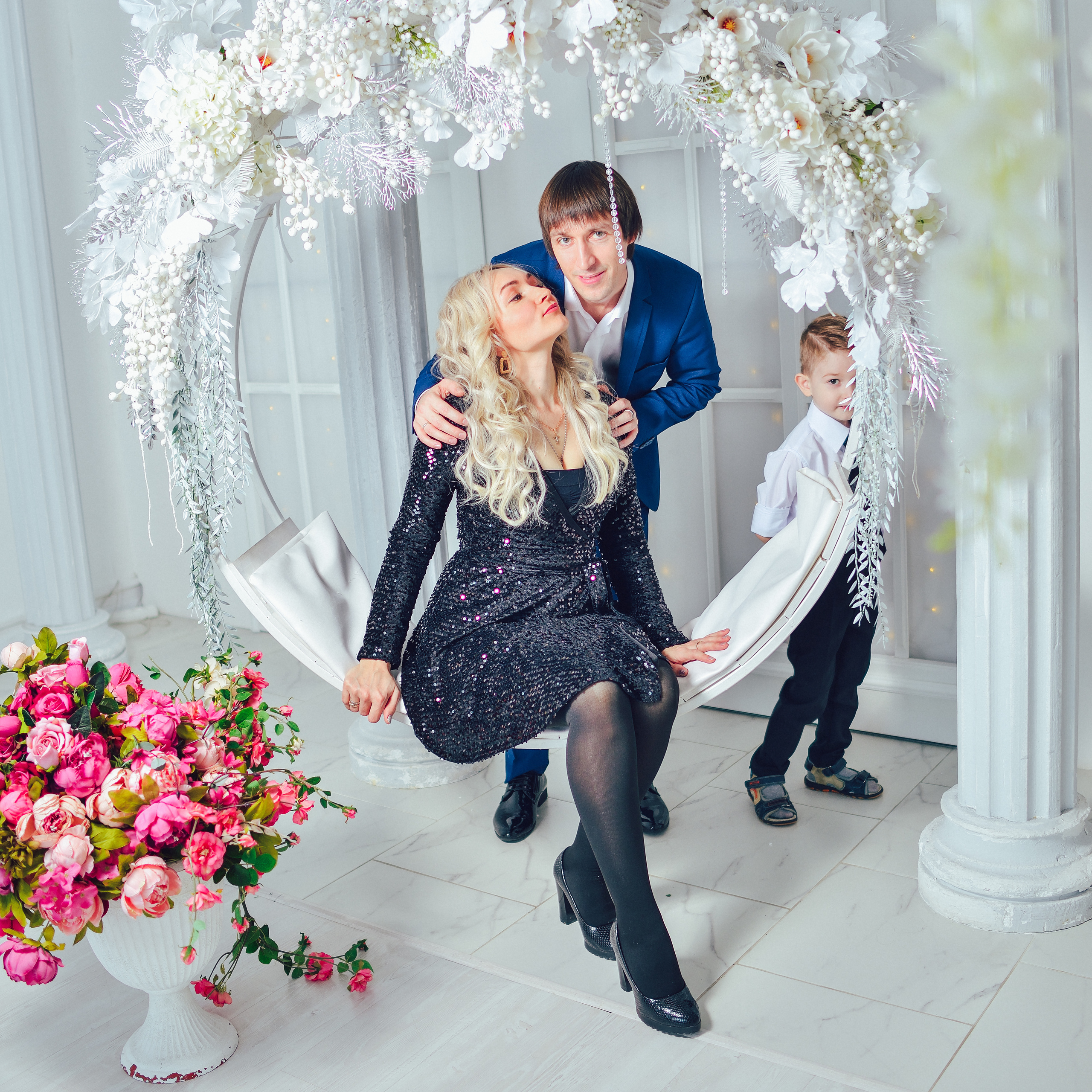 Женя, Надя, Лика и маленький Мирон. Свадебный и семейный фотограф в Барнауле Сергей Семакин