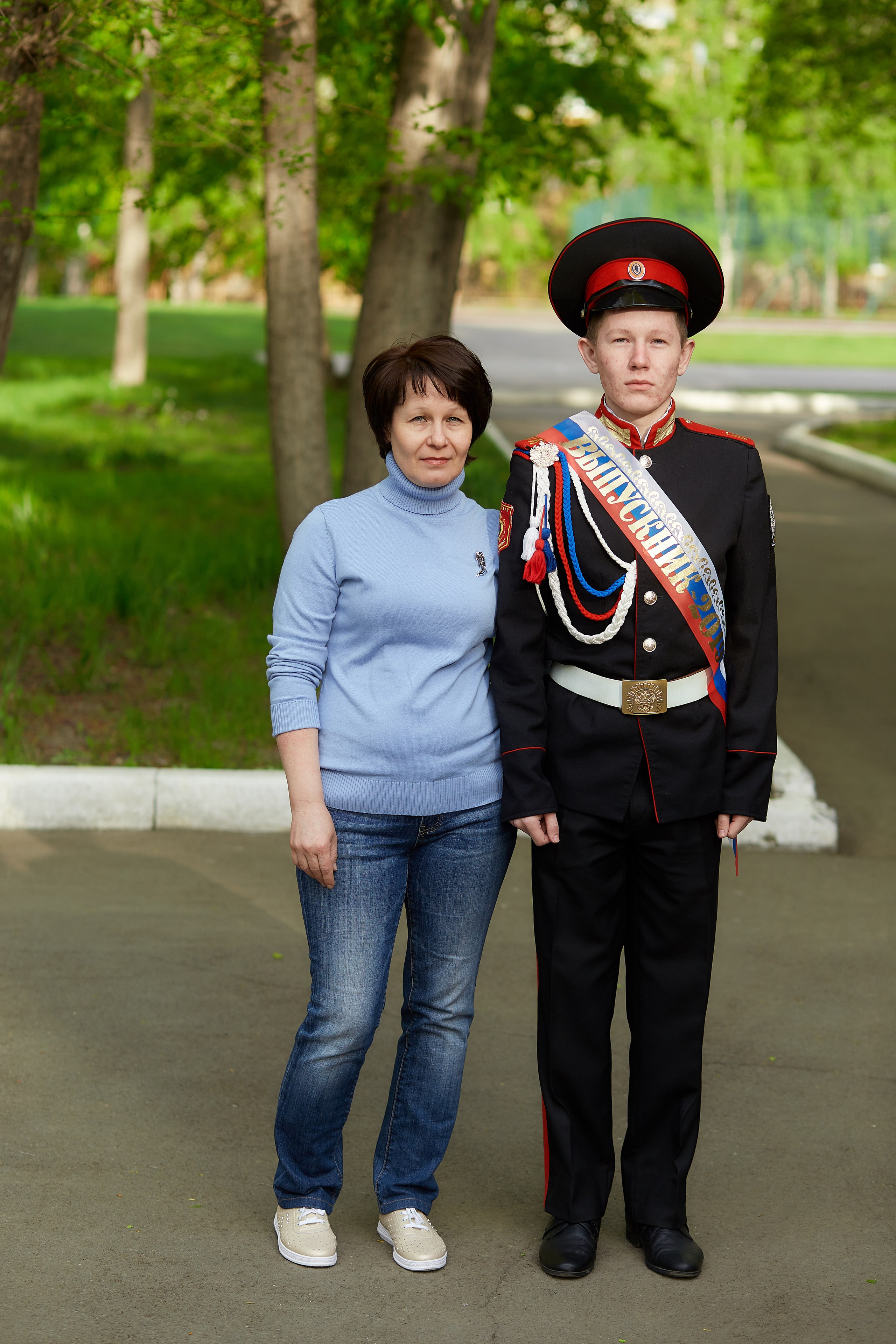 Кадеты последний звонок. Фотограф Вячеслав Фарунин