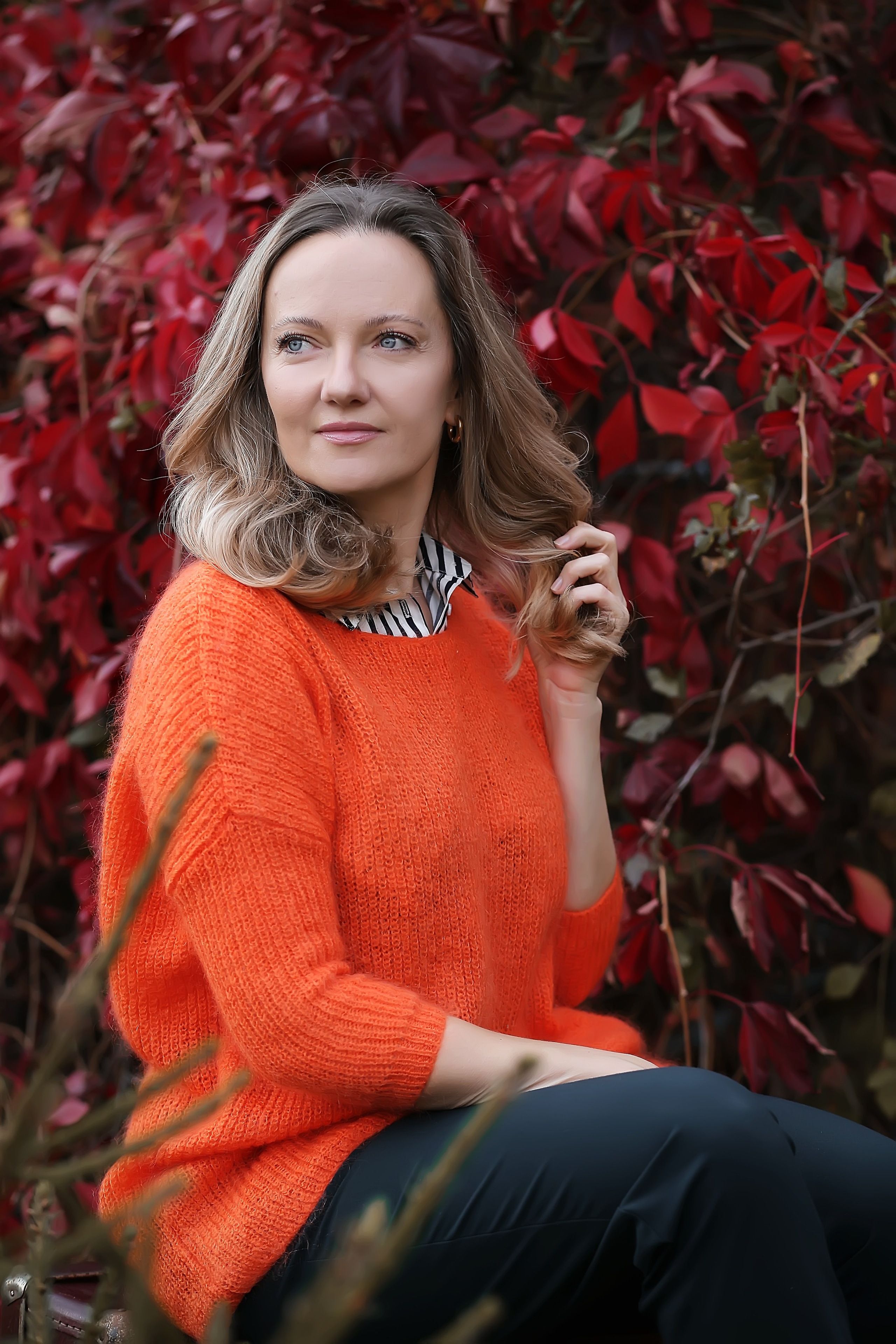 Наталья и осень. Школьный и детский фотограф Старожилово