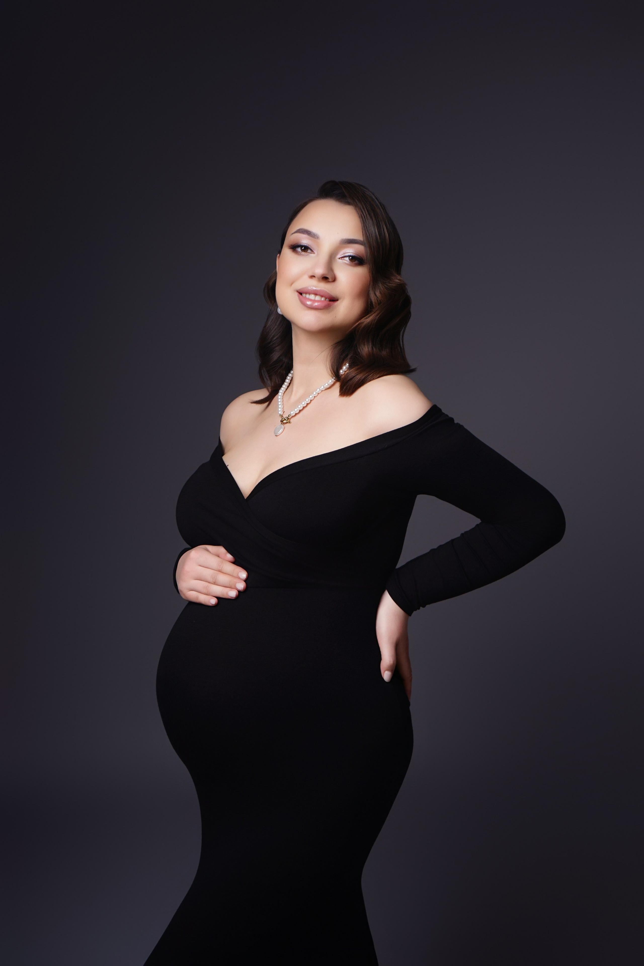Съёмка беременности в моей фотостудии «НЕБО». Женский фотограф в Химках Алёна Ленёва
