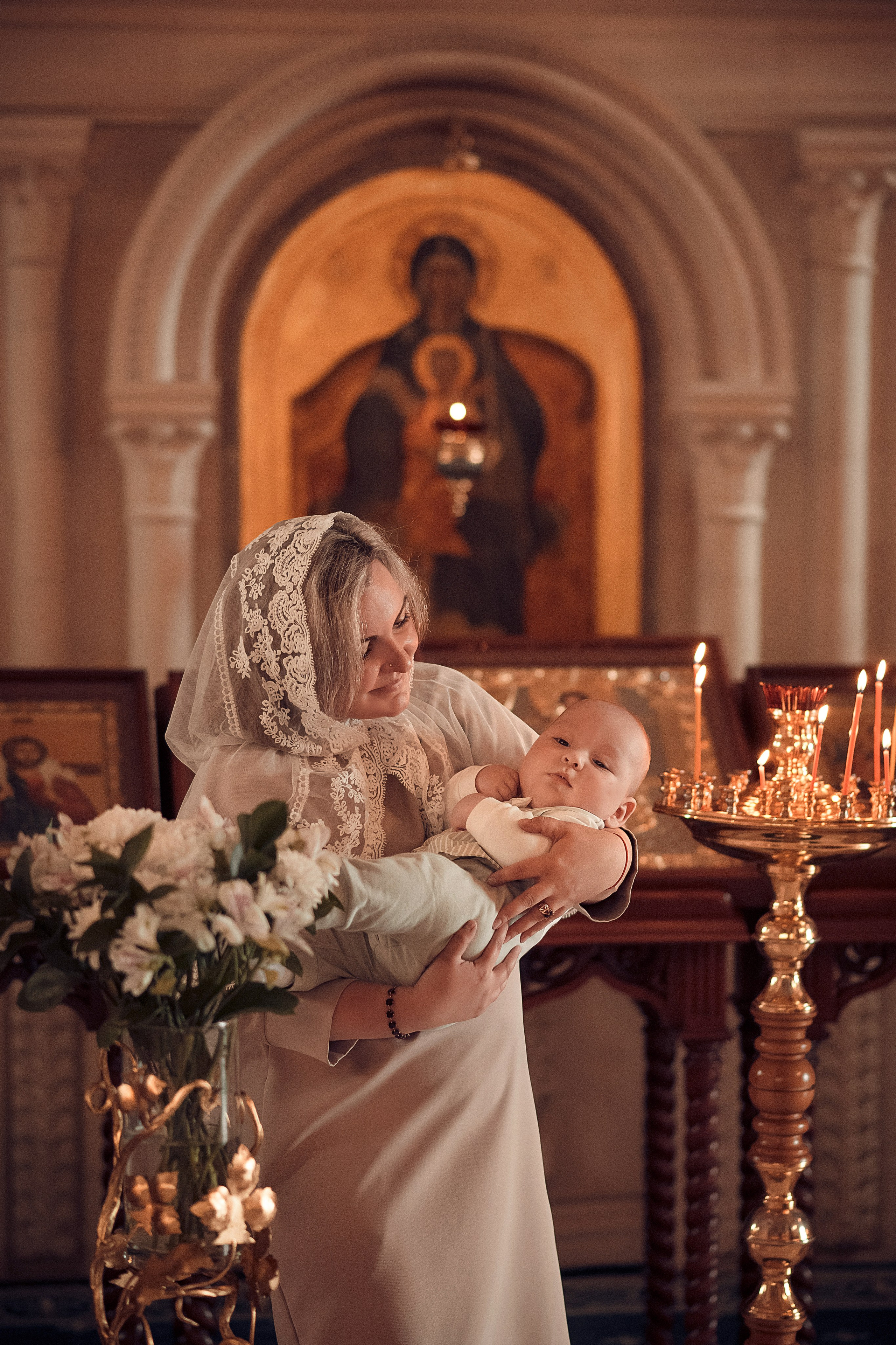 Крещение Марка. Свадебный, семейный и детский фотограф в Москве и области