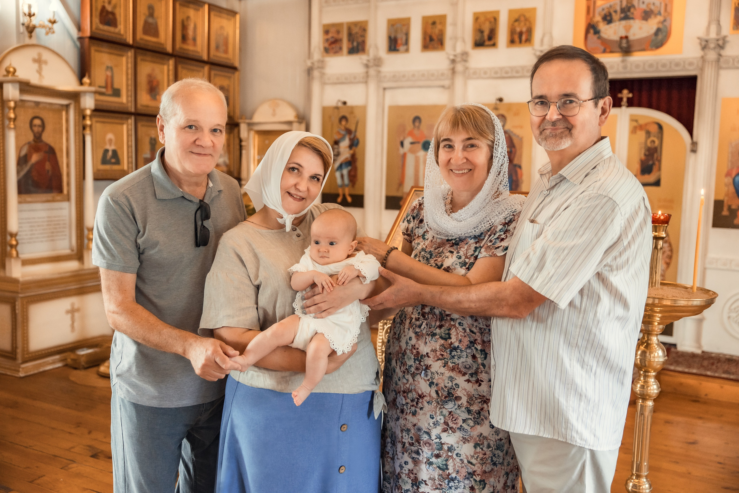 Крещение Варвары. Семейный фотограф и фотограф на Крещение, Венчание в Москве и Подмосковье Людмила Клюева