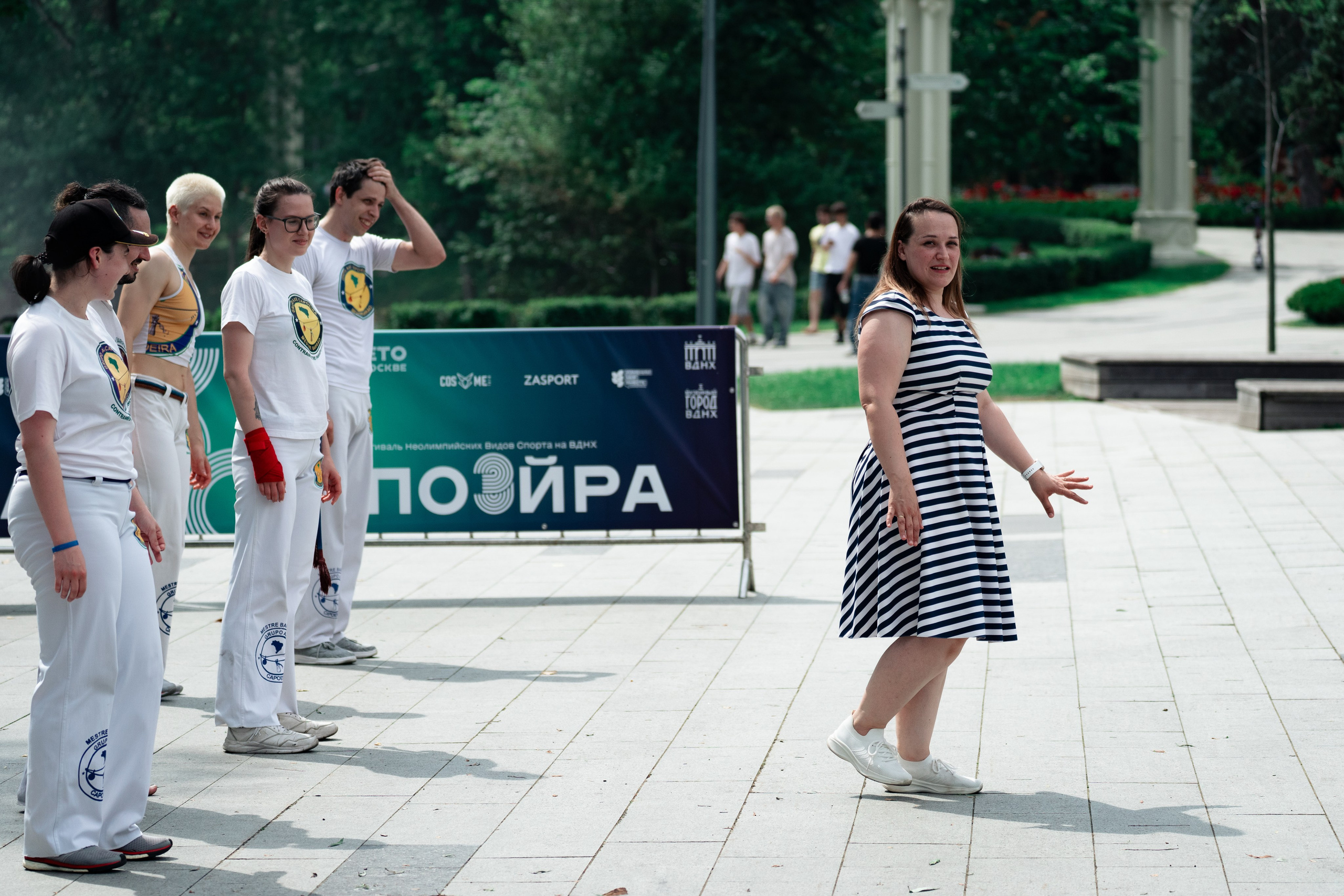 Открытый класс AXE Capoeira на фестивале неолимписких видов спорта на ВДНХ 2025 г:. Фотограф в Москве Ткаченко Владимир