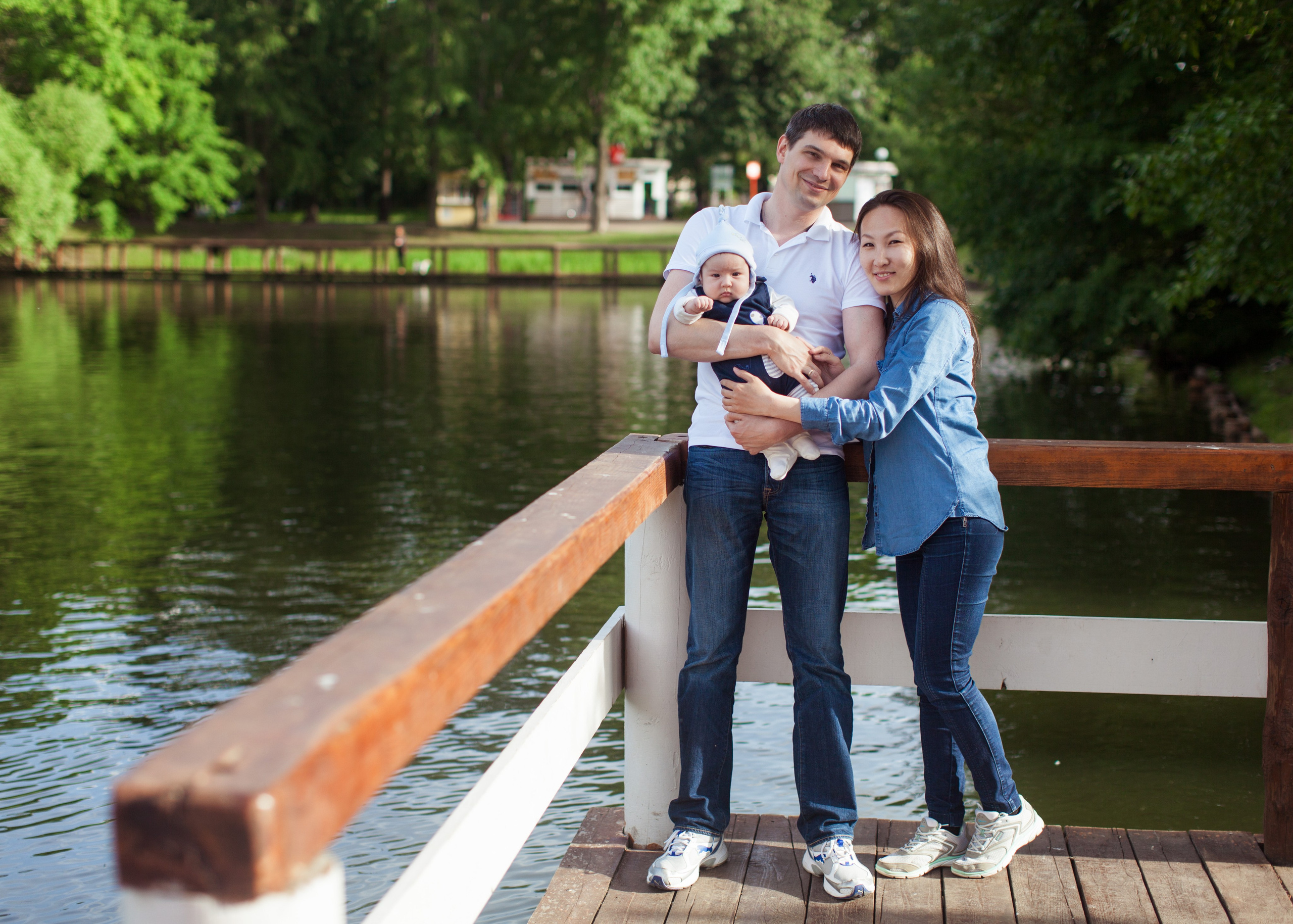 Элина, Максим и Родион. Фотограф на Крещение, семейный фотограф в Москве