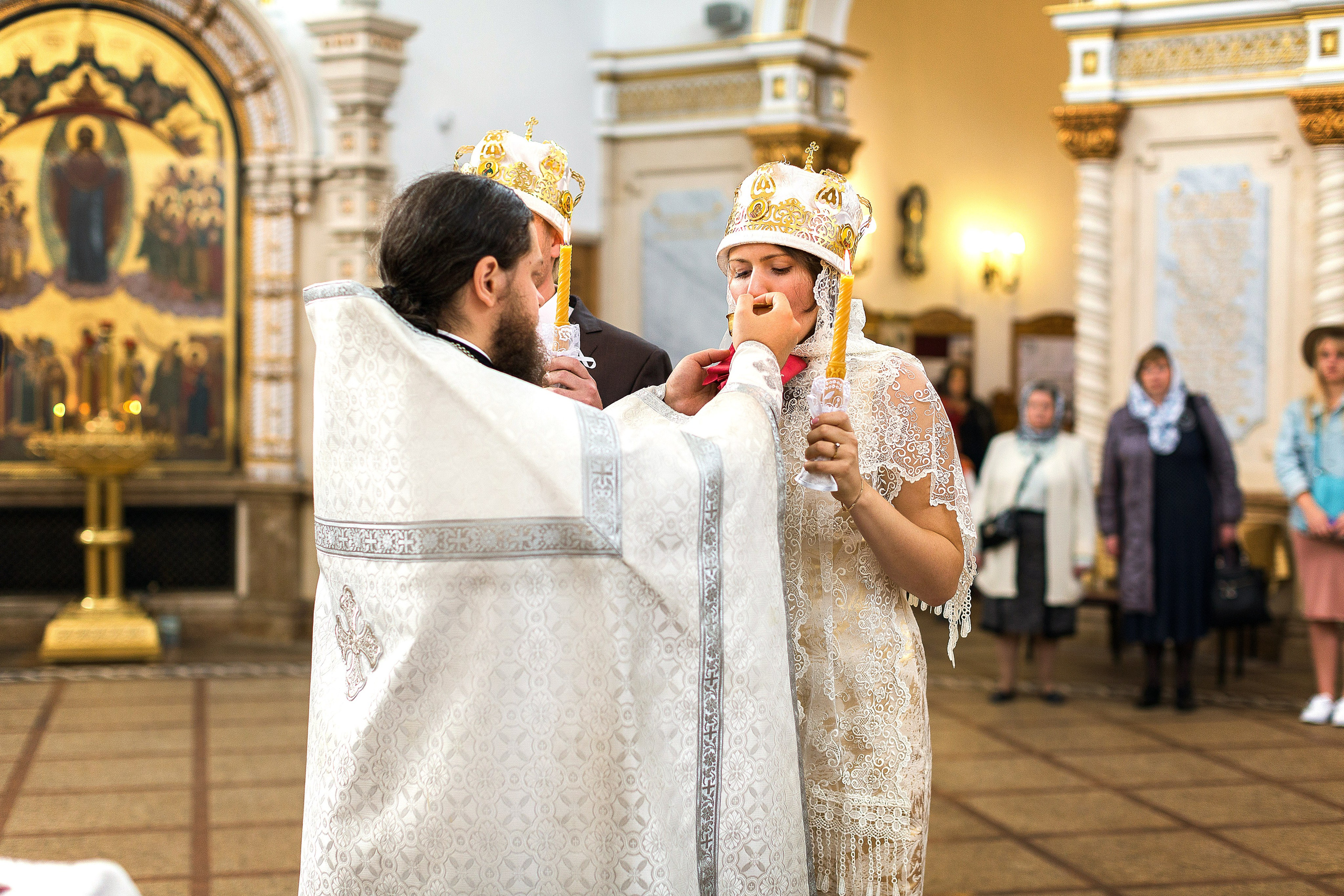 Венчание Светланы и Алексея. Фотограф на Крещение, семейный фотограф в Москве