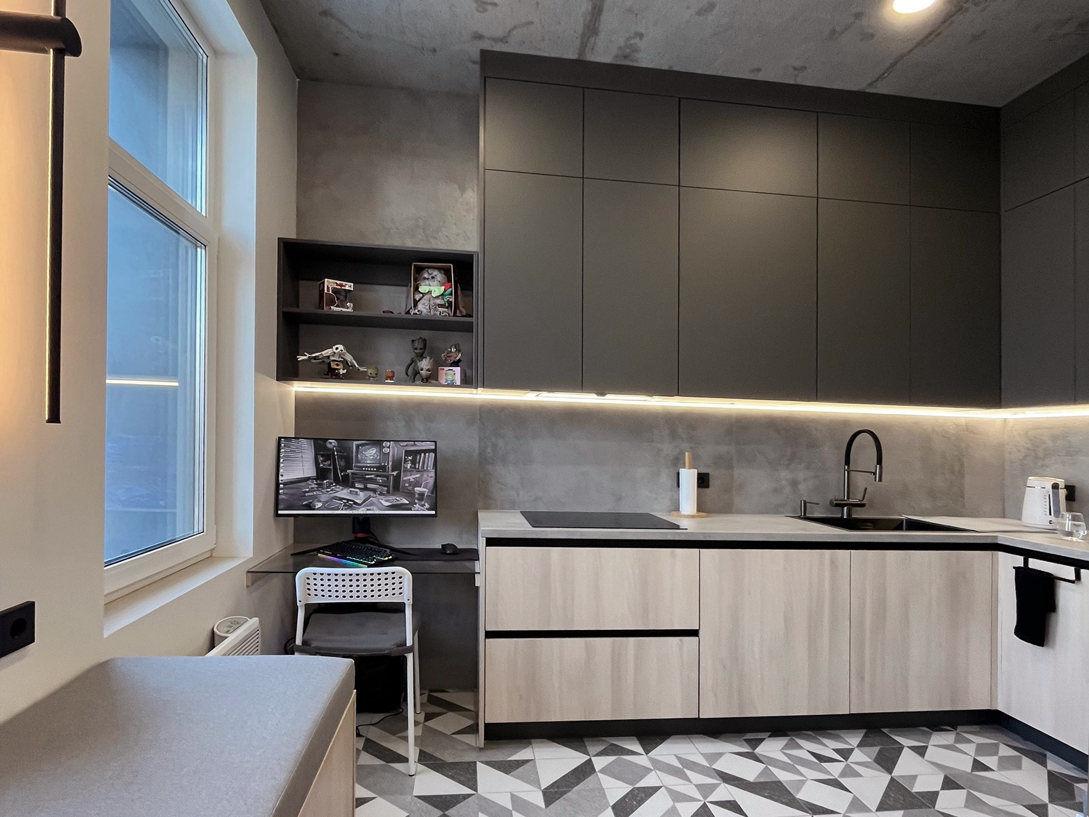 ЖК Sedanka Hills 46.0 кв.м. Дизайн интерьера, 3D-визуализация Владивосток