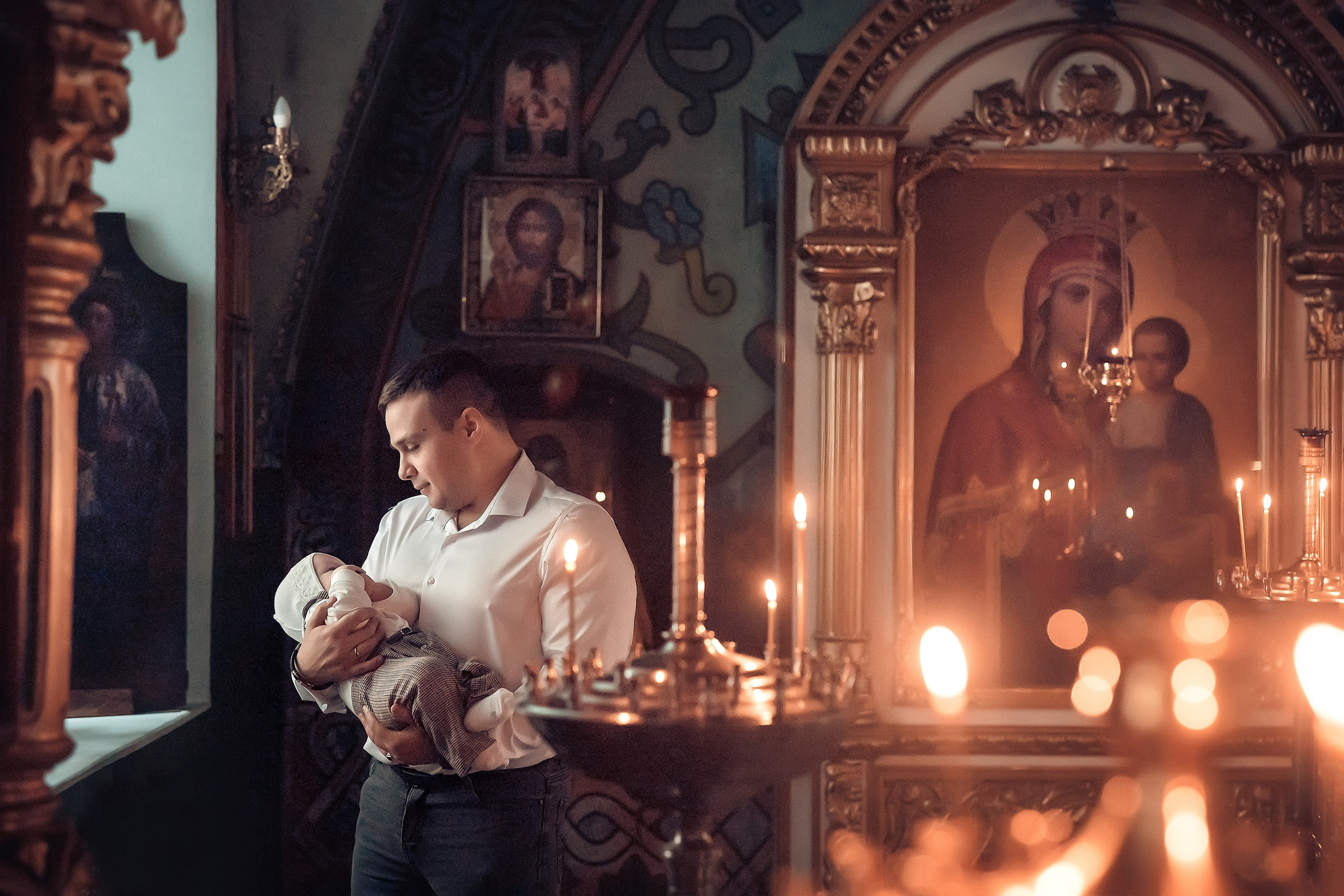 Крещение Тимура Воскресенский храм. Фотограф на крещение и венчание