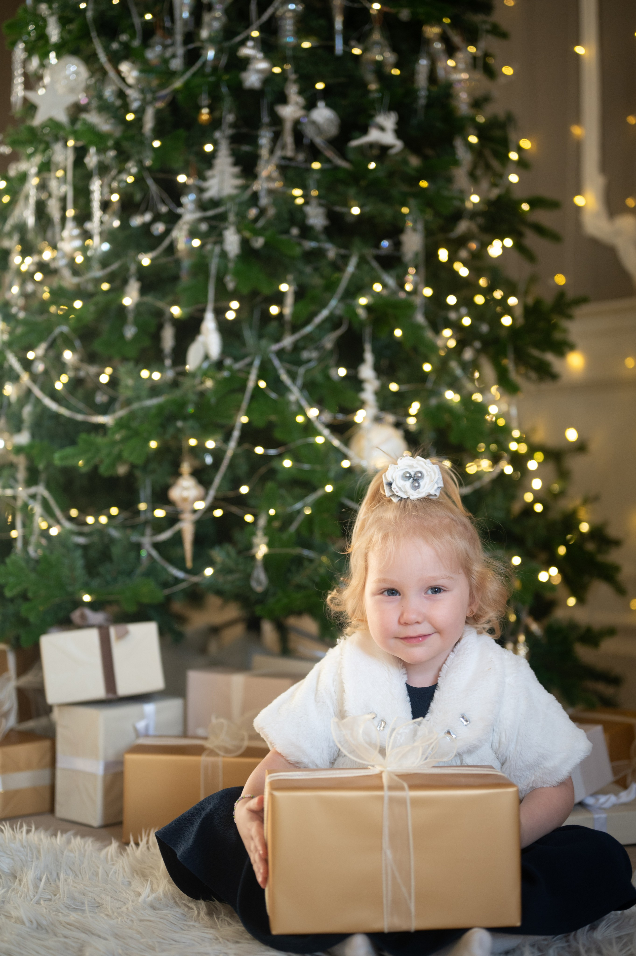 Фотостудия «Файн-арт» Новый год 2024-25. Фотограф новорожденных, семейный детский в Тюмени Татьяна Морозова