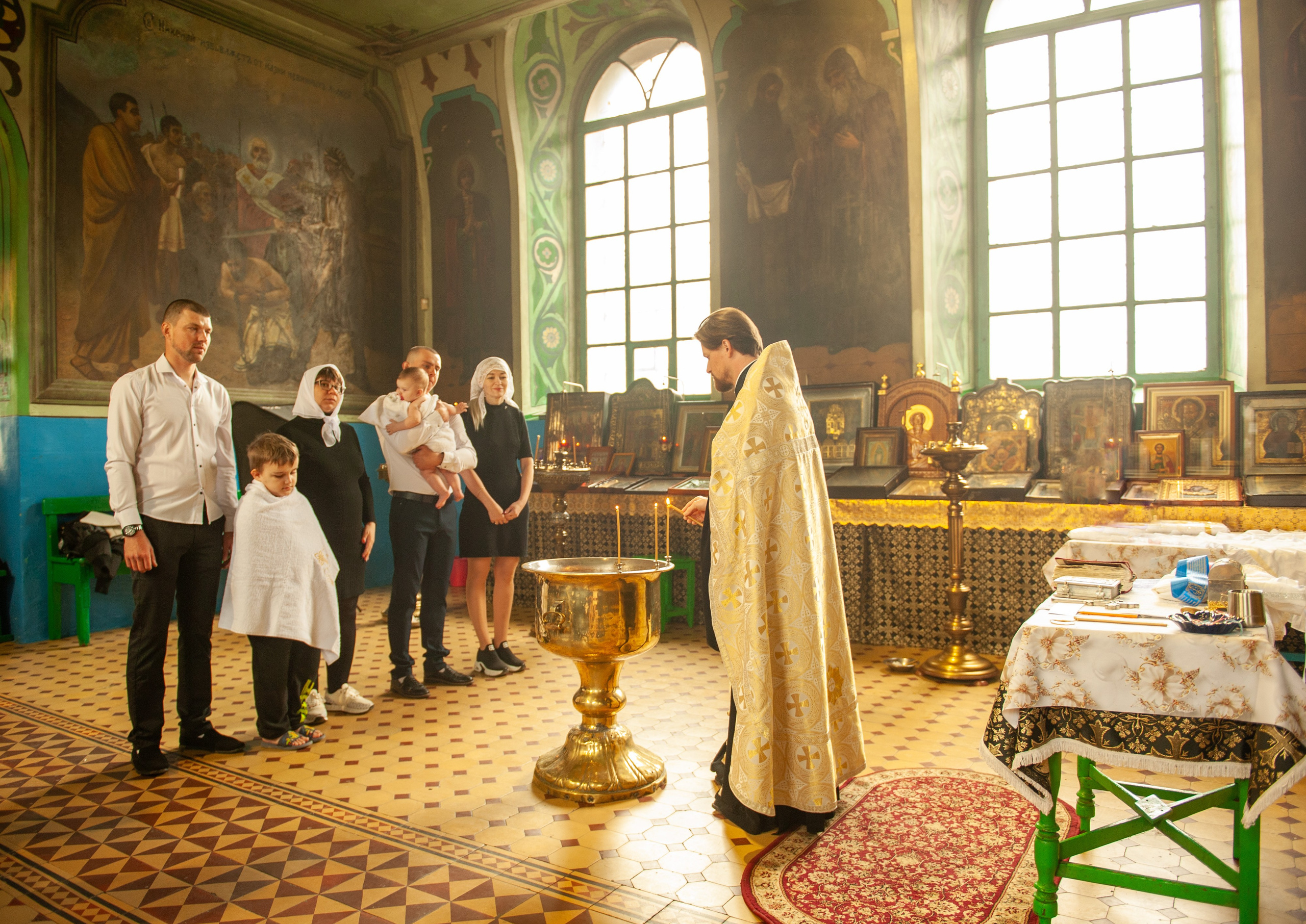 Таинство Крещения. Семейный Свадебный Фотограф в Ростове-на-Дону Батайске Дмитрий Александрович