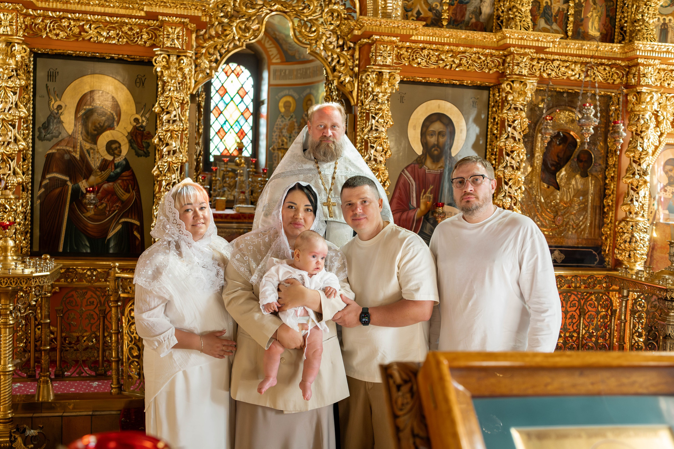 Таинство Крещения Евгения. Фотограф новорождённых Newborn Москва