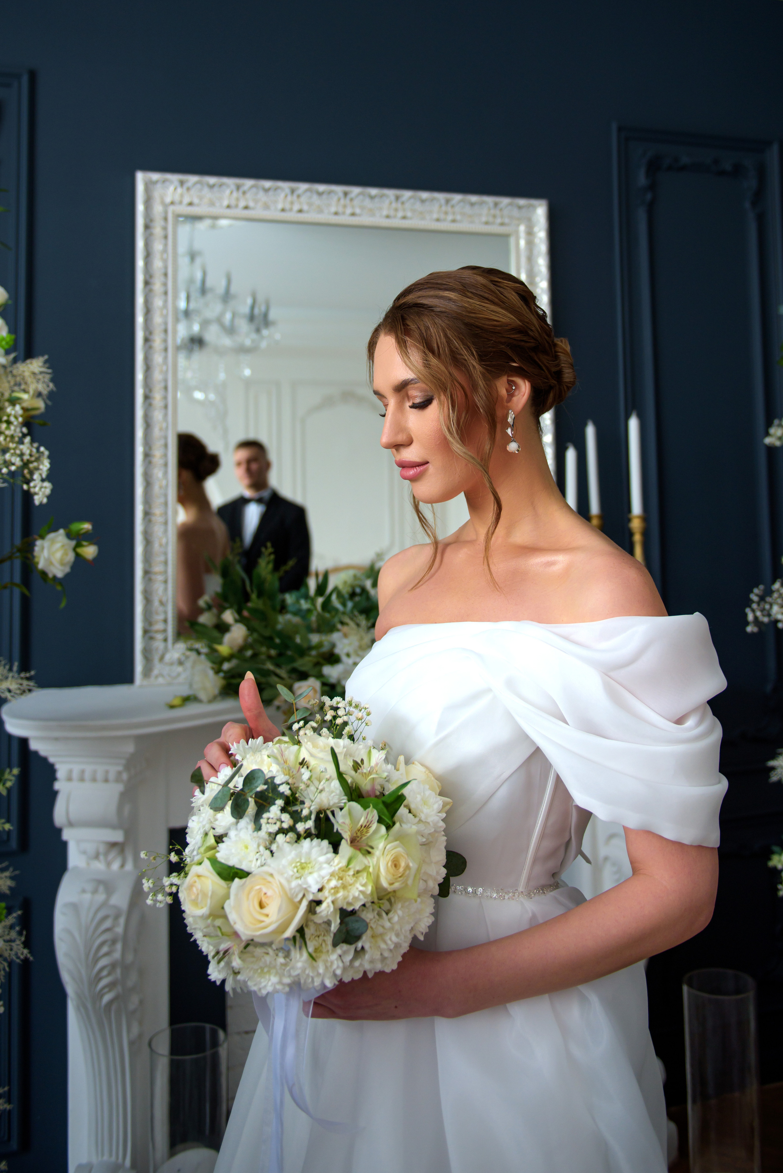 Свадебная студийная фотосессия для Алины. Семейный и свадебный фотограф во Владивостоке