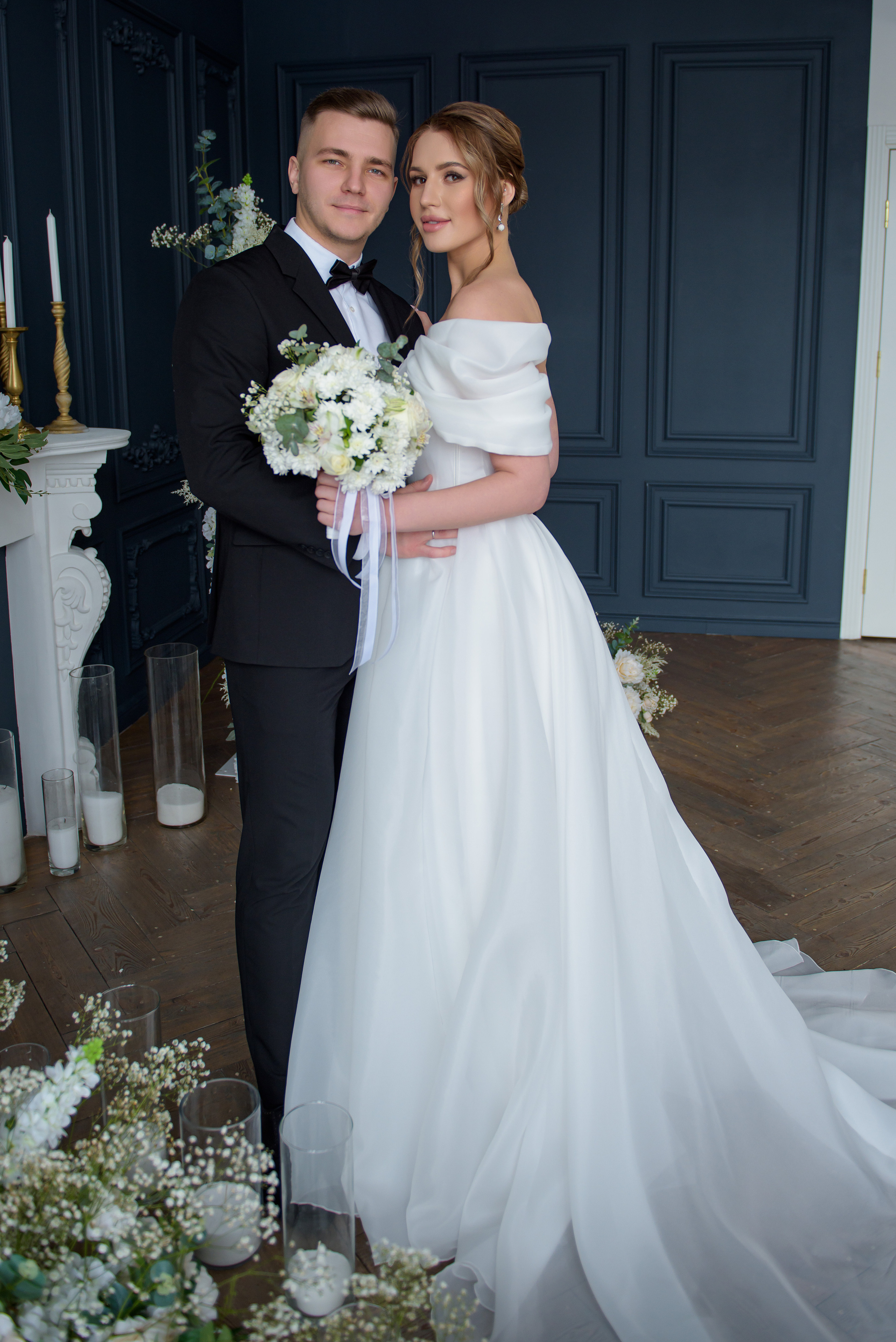 Свадебная студийная фотосессия для Алины. Семейный и свадебный фотограф во Владивостоке