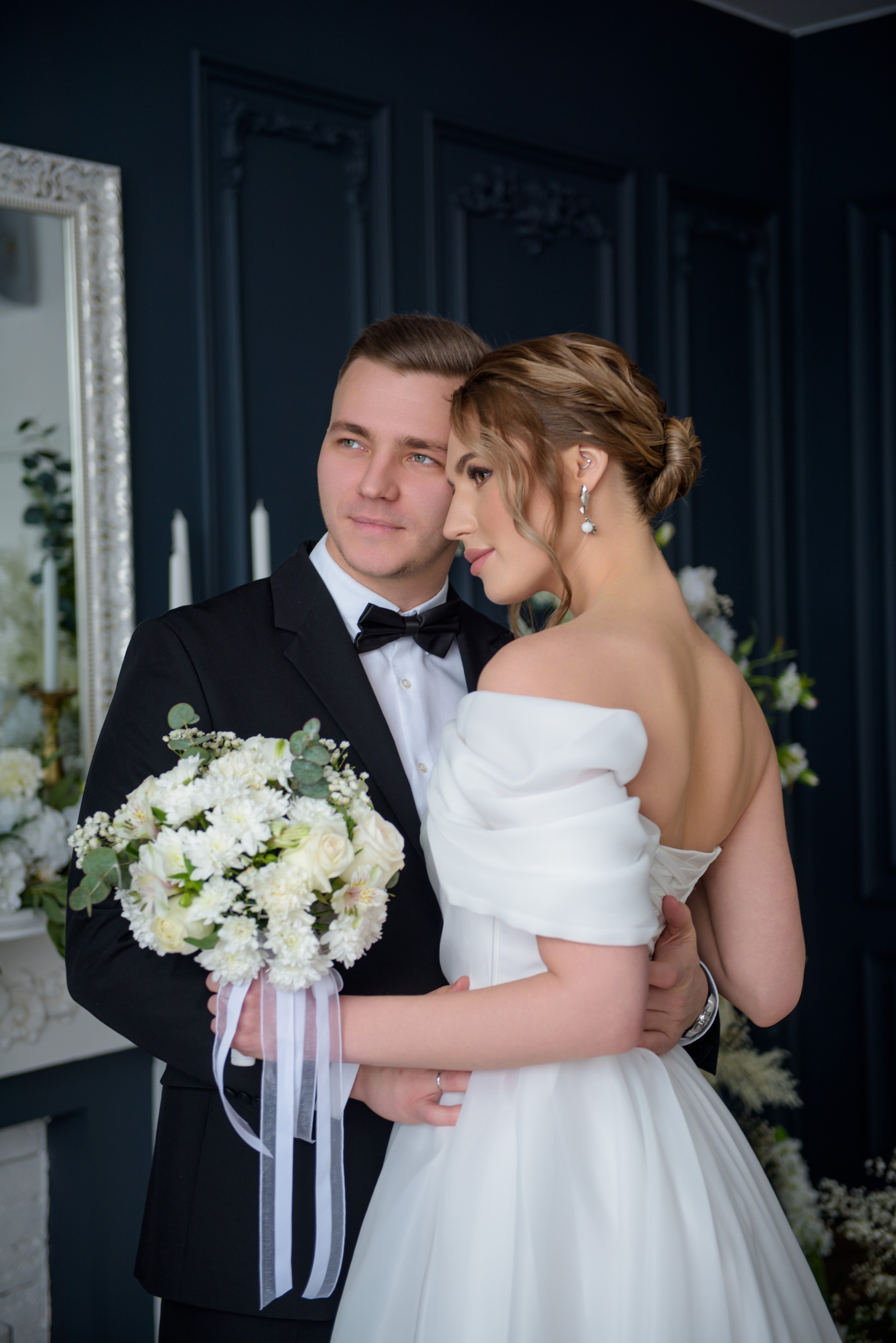 Свадебная студийная фотосессия для Алины. Семейный и свадебный фотограф во Владивостоке