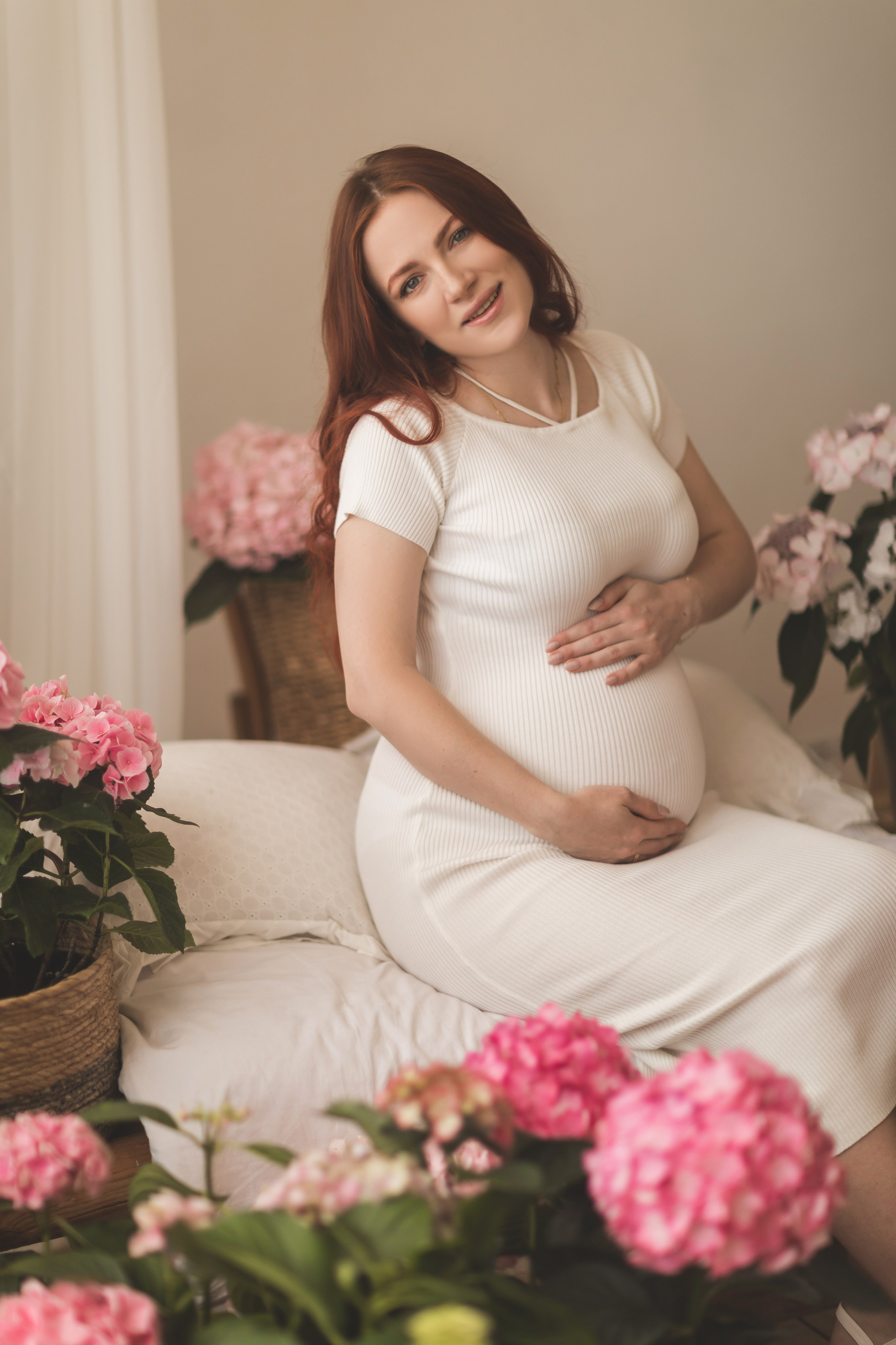 Гортензия в студии. Семейный и детский фотограф Краснодар Валерия Власенко