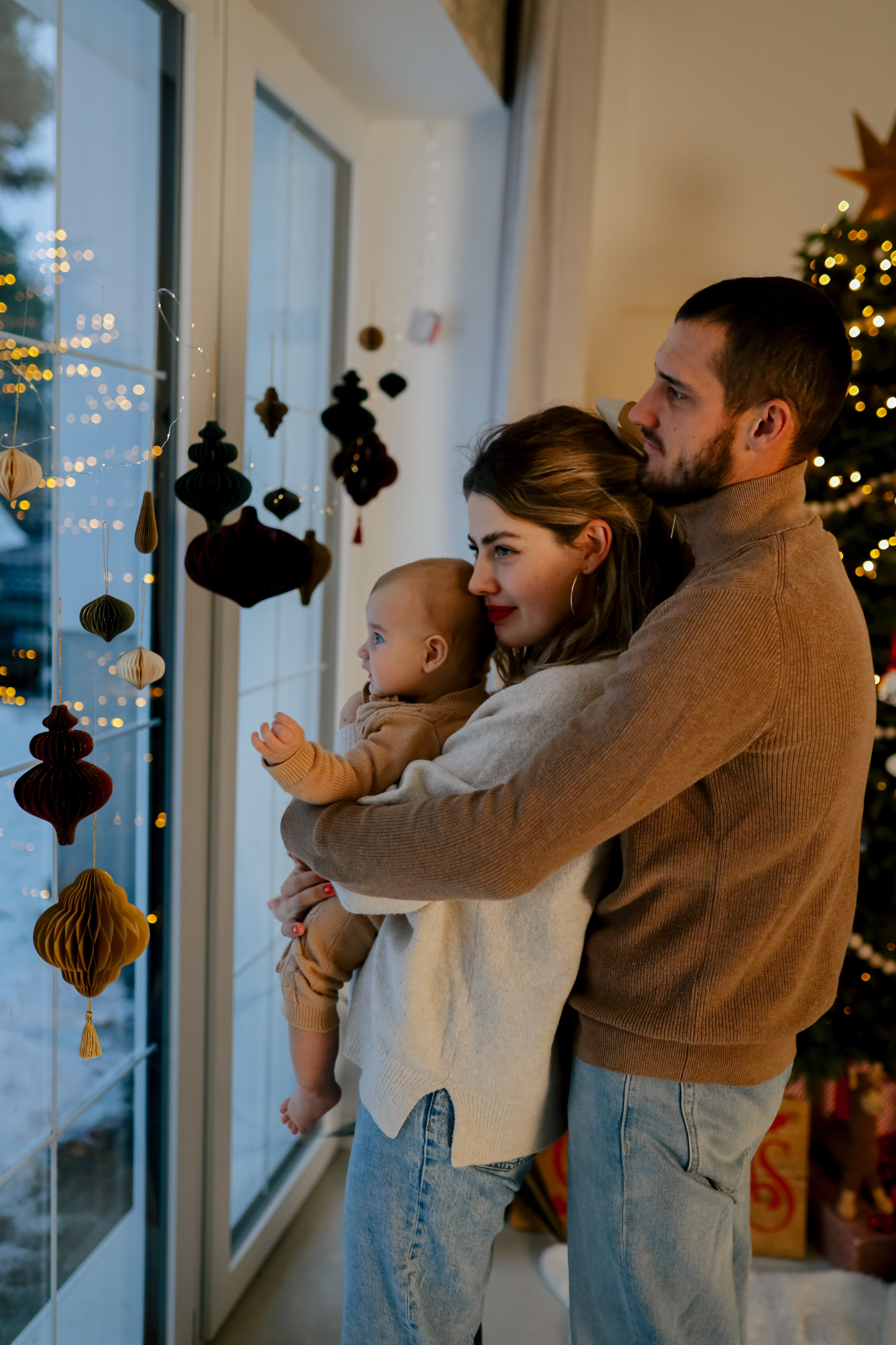 Теплое семейное новогоднее. Свадебный и семейный фотограф в Варшаве