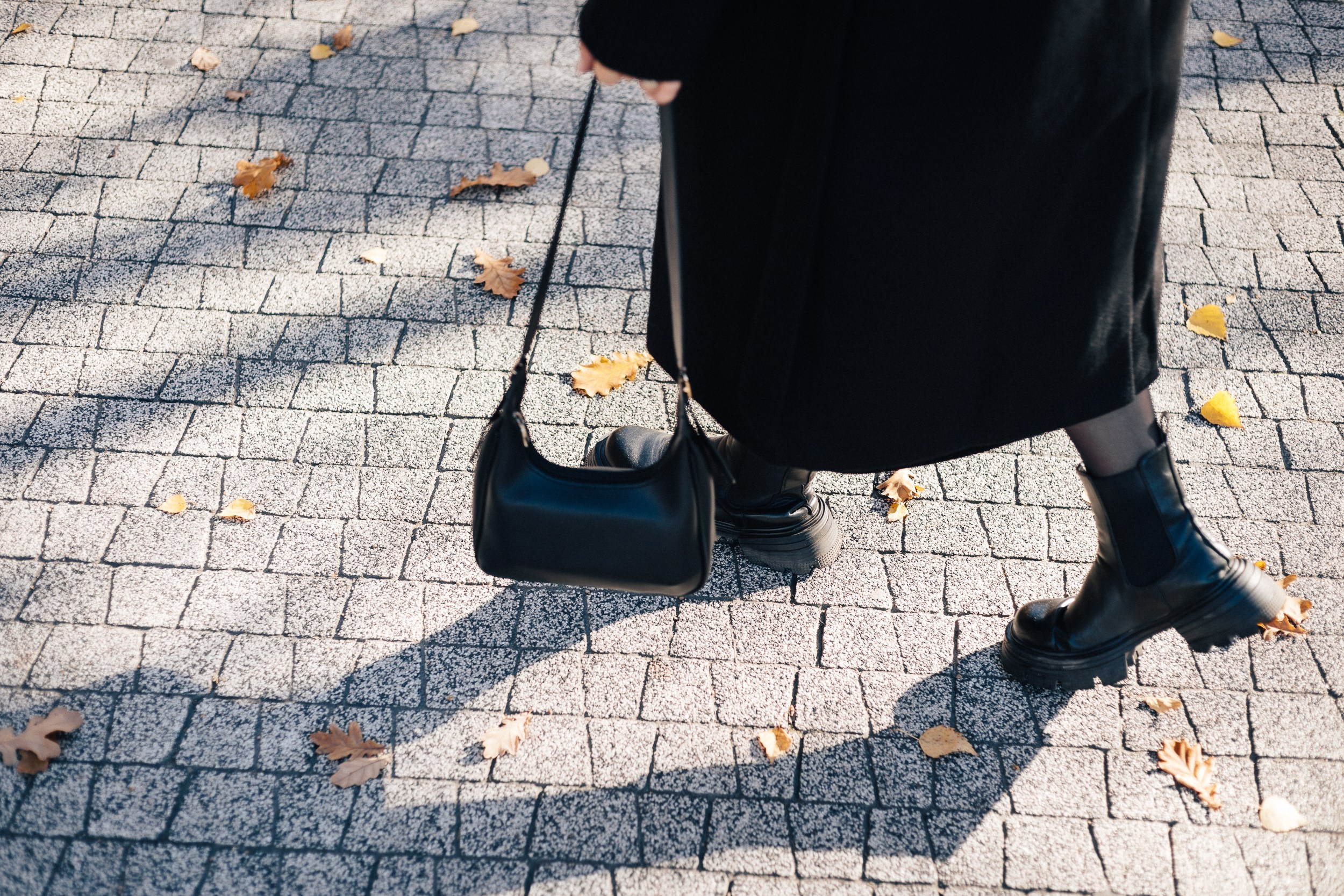 Осенняя женская фотосессия на улице. Портретный и репортажный фотограф. Мыльников Илья