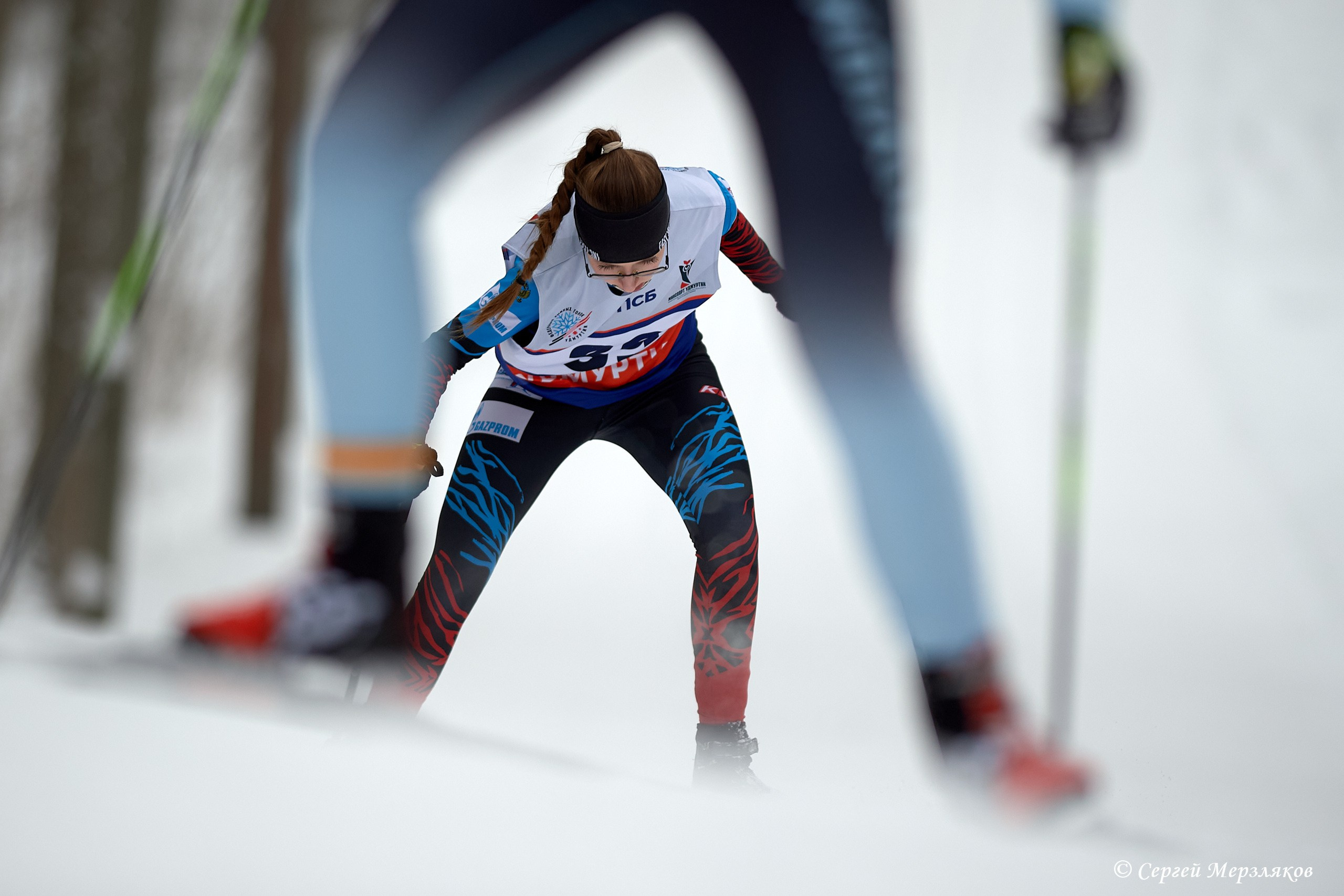 Всероссийские соревнования по лыжным гонкам на призы ЗМС Галины Кулаковой. Спортивный репортажный фотограф в Ижевске Сергей Мерзляков
