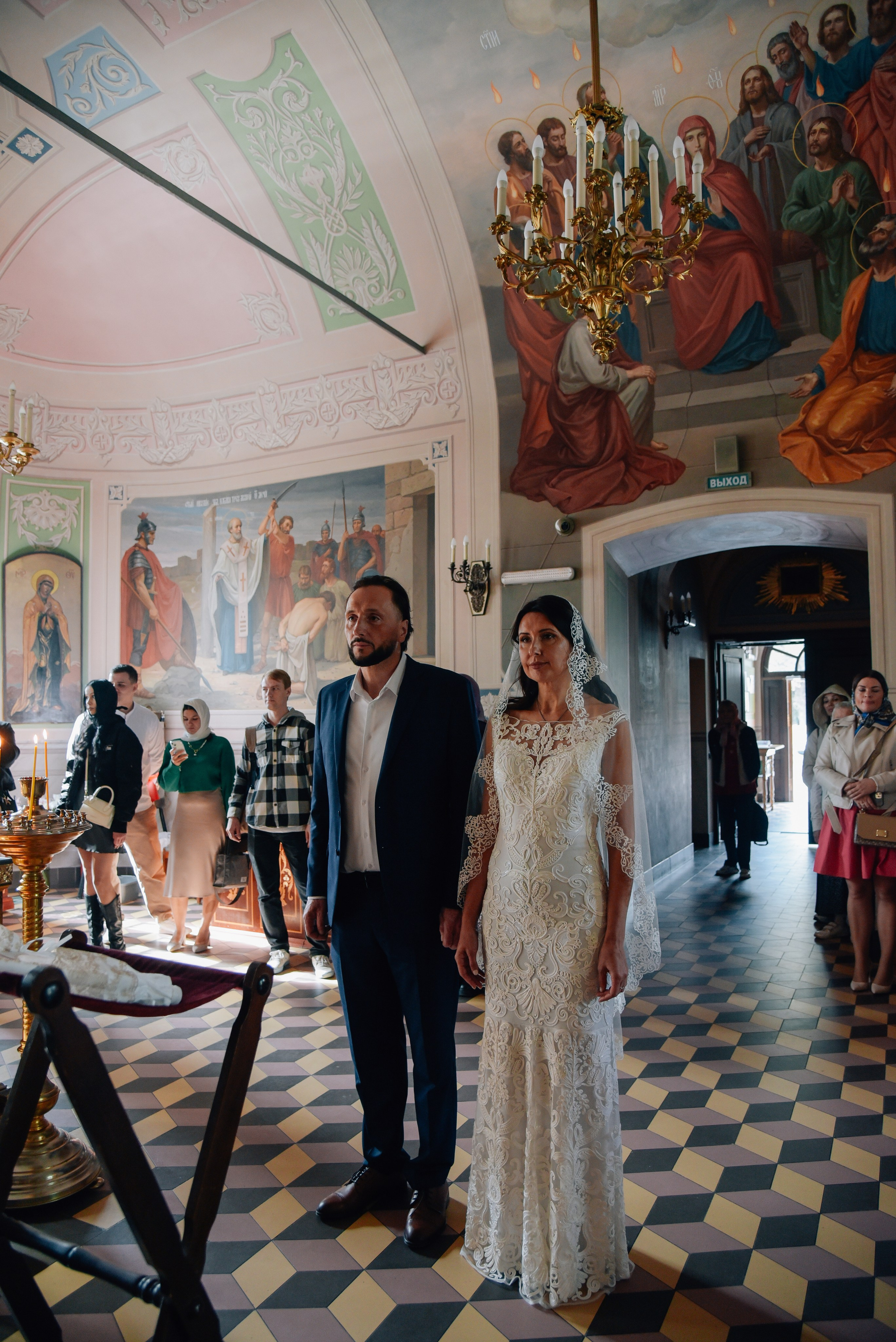 Венчание Храм Живоначальной Троицы на Воробьёвых горах. Фотограф Лола Волна, город Москва