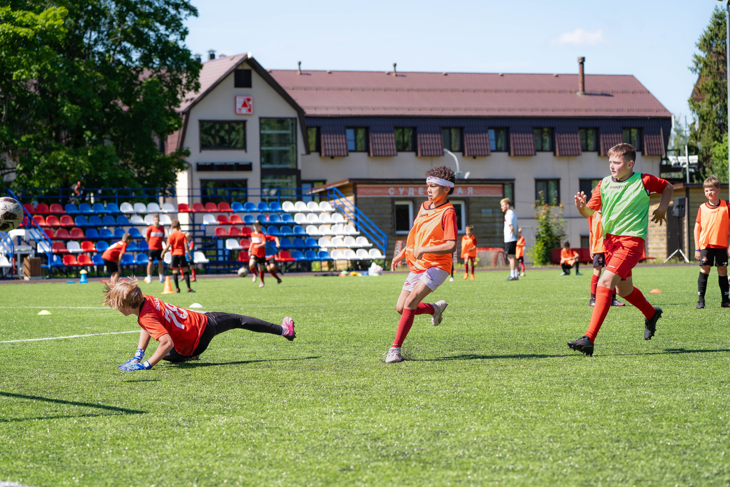 Спортивный лагерь «Спартак Орехово-Кэмп 2024». Фото и видео съёмка на заказ. VAU Studia. Москва