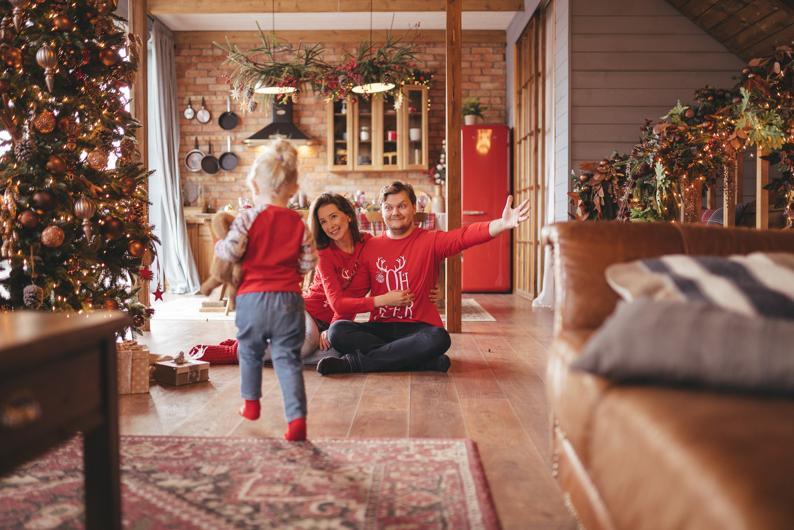 Новый год, шале. Фотограф Москва Семейные фотосессии Детские фотосессии