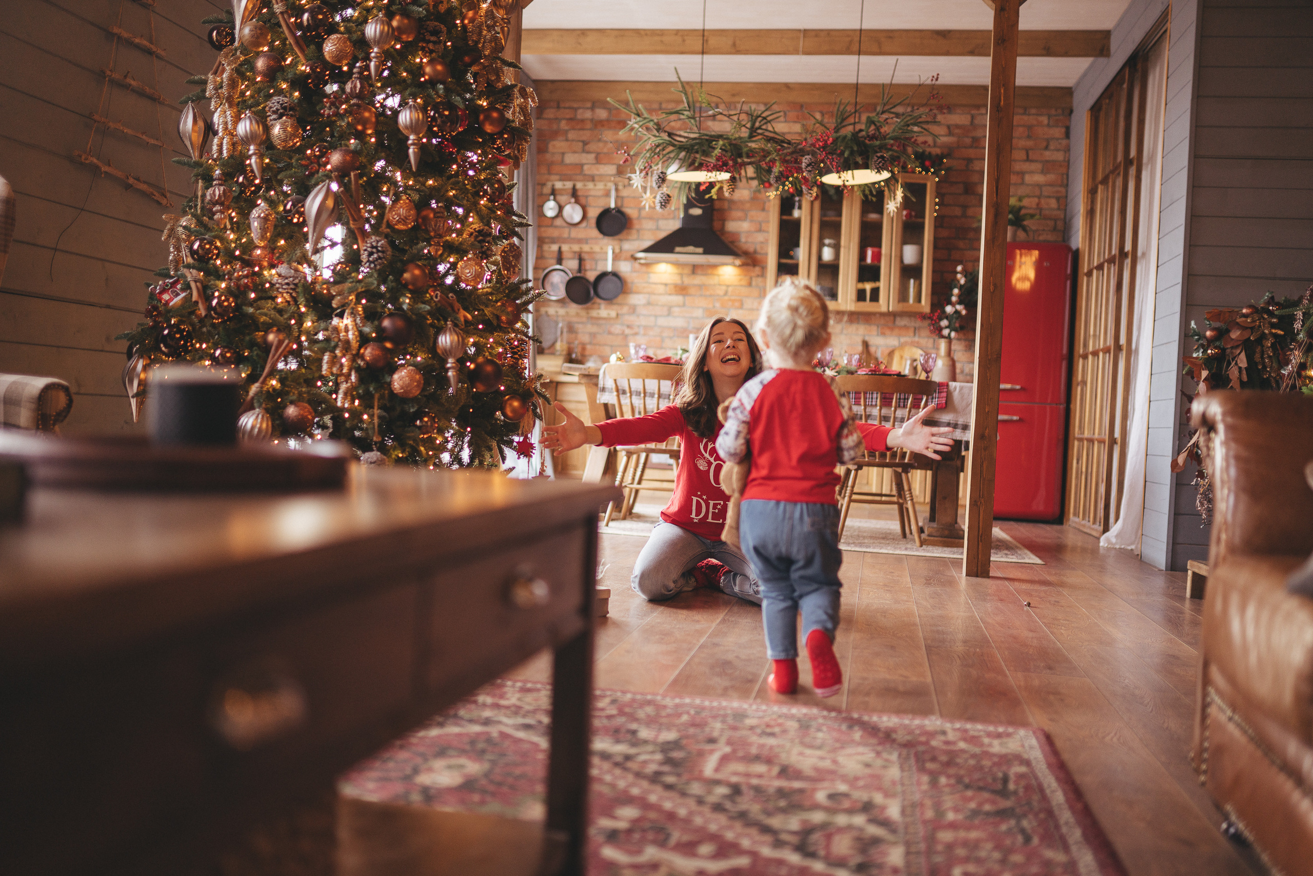 Новый год, шале. Фотограф Москва Семейные фотосессии Детские фотосессии