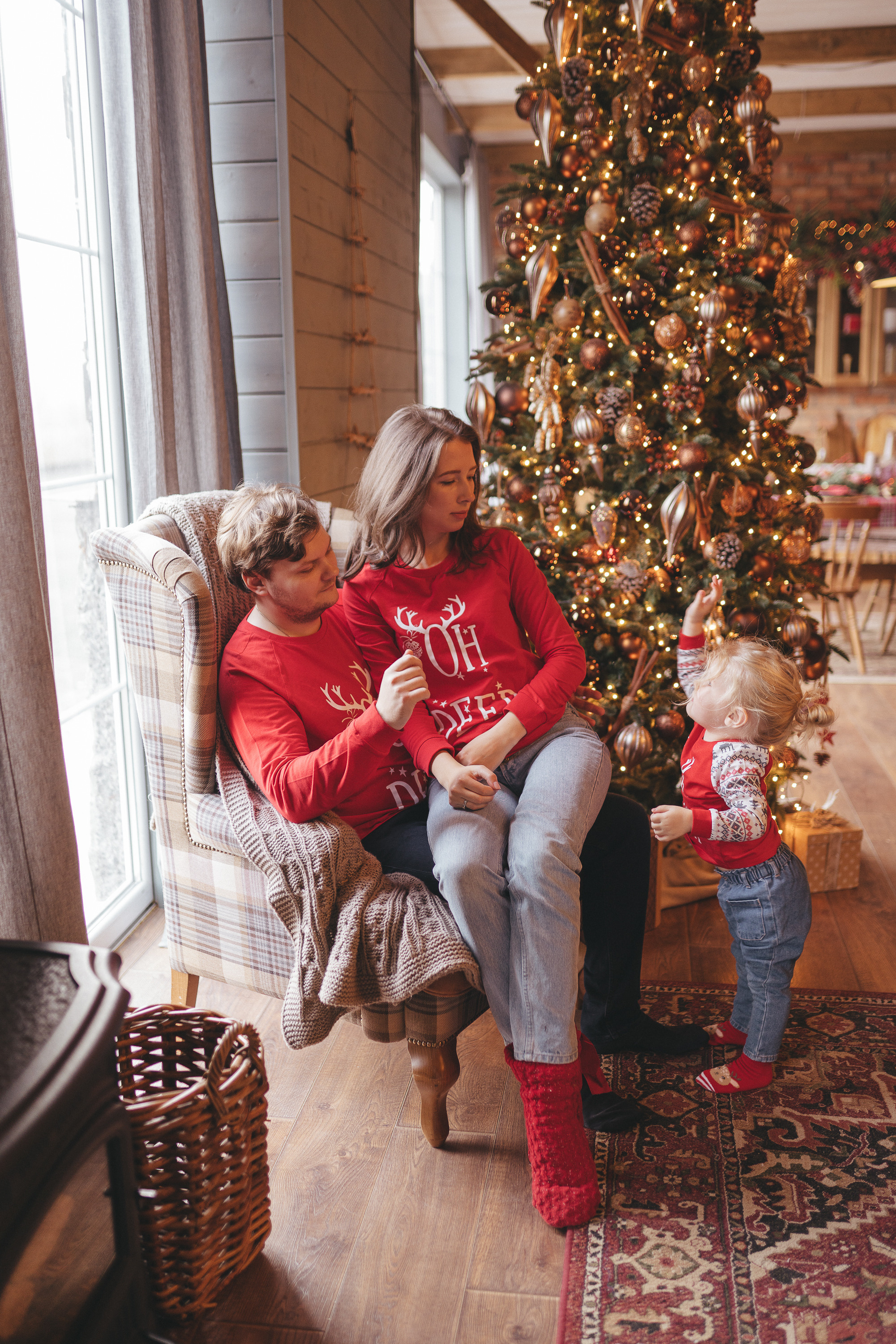 Новый год, шале. Фотограф Москва Семейные фотосессии Детские фотосессии