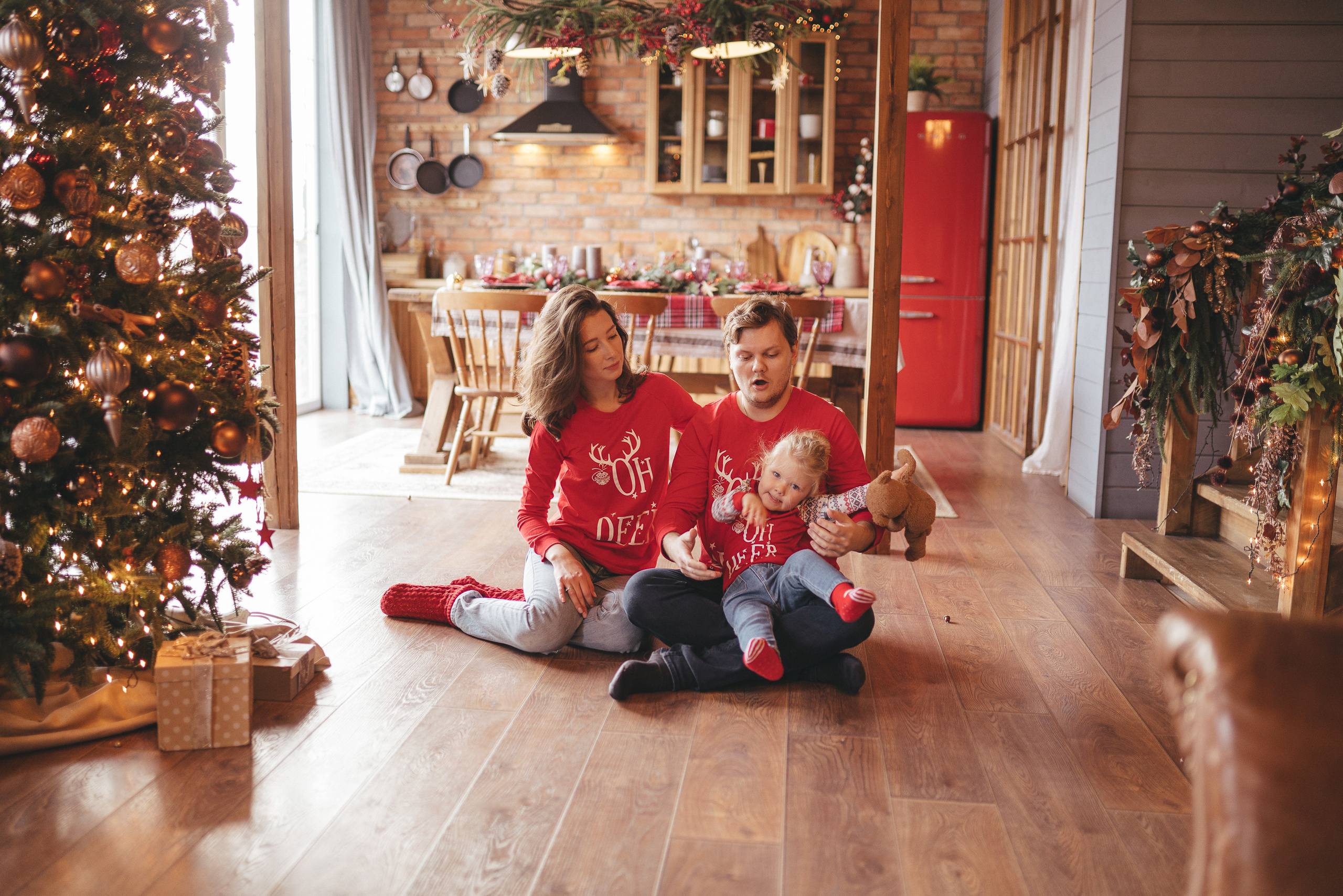 Новый год, шале. Фотограф Москва Семейные фотосессии Детские фотосессии