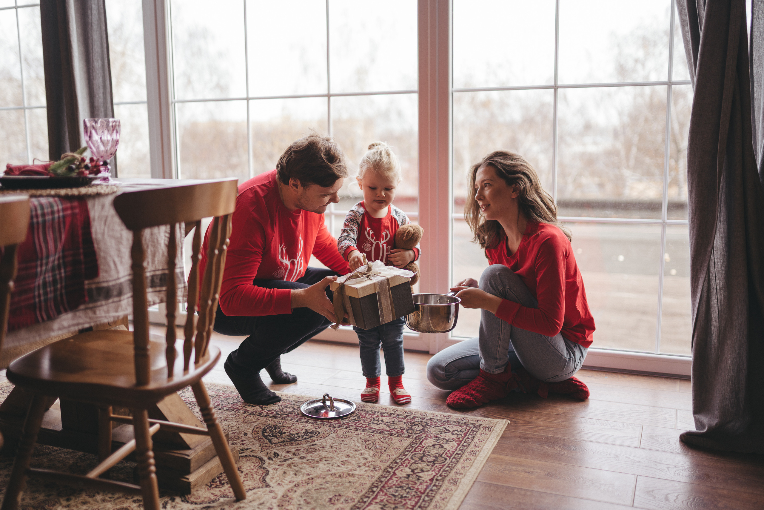 Новый год, шале. Фотограф Москва Семейные фотосессии Детские фотосессии